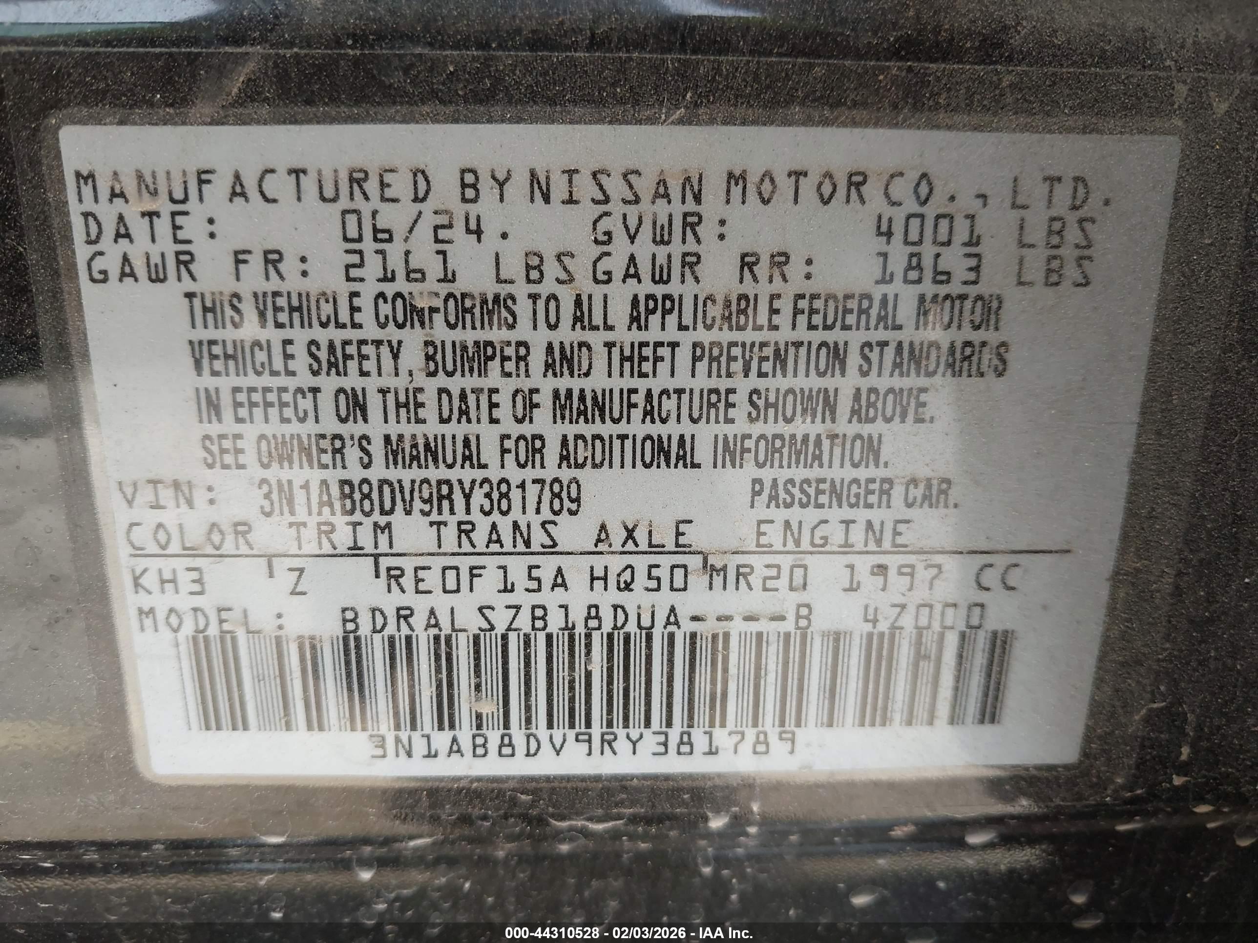 NISSAN SENTRA image 9