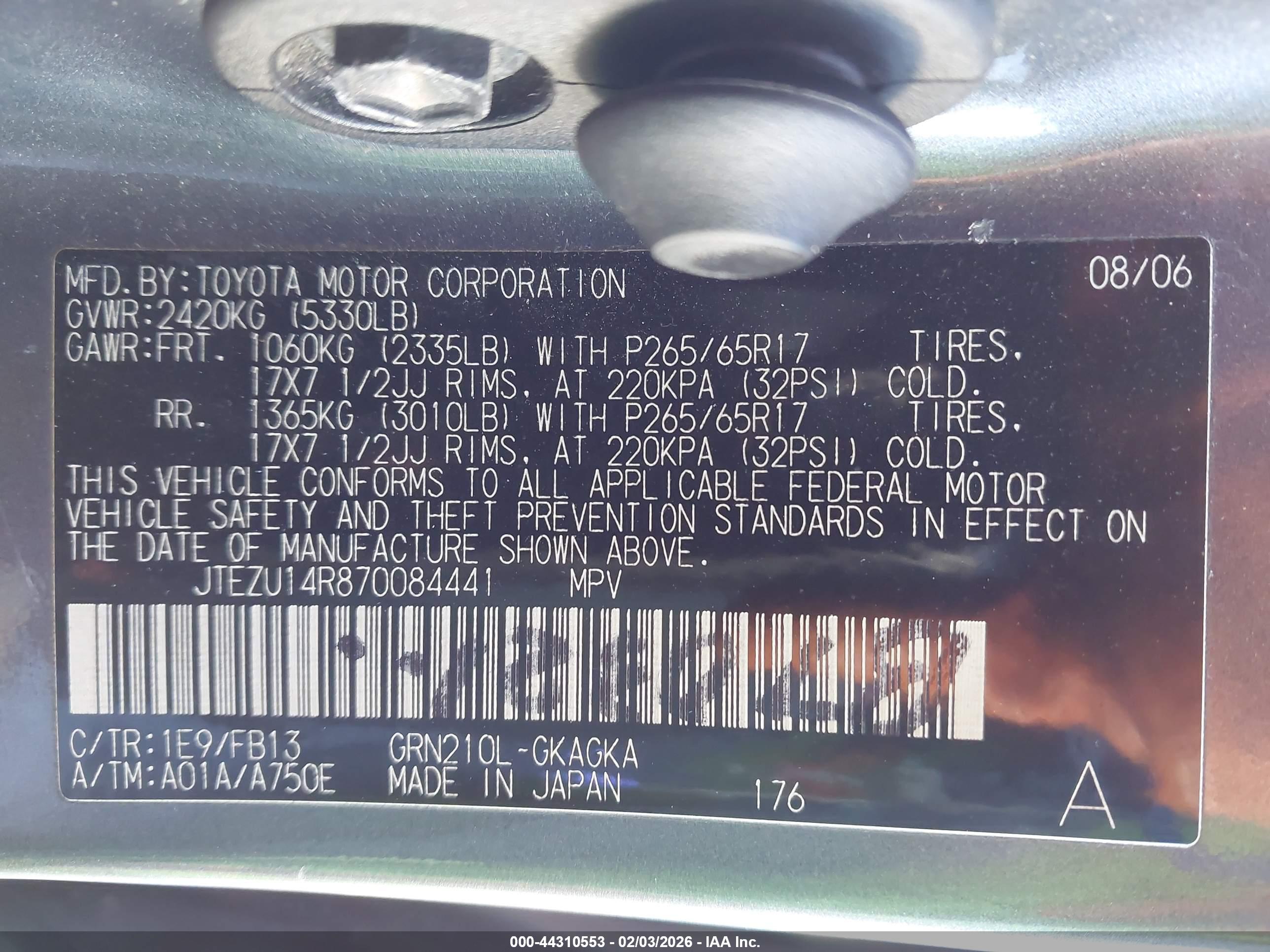 TOYOTA 4RUNNER image 9