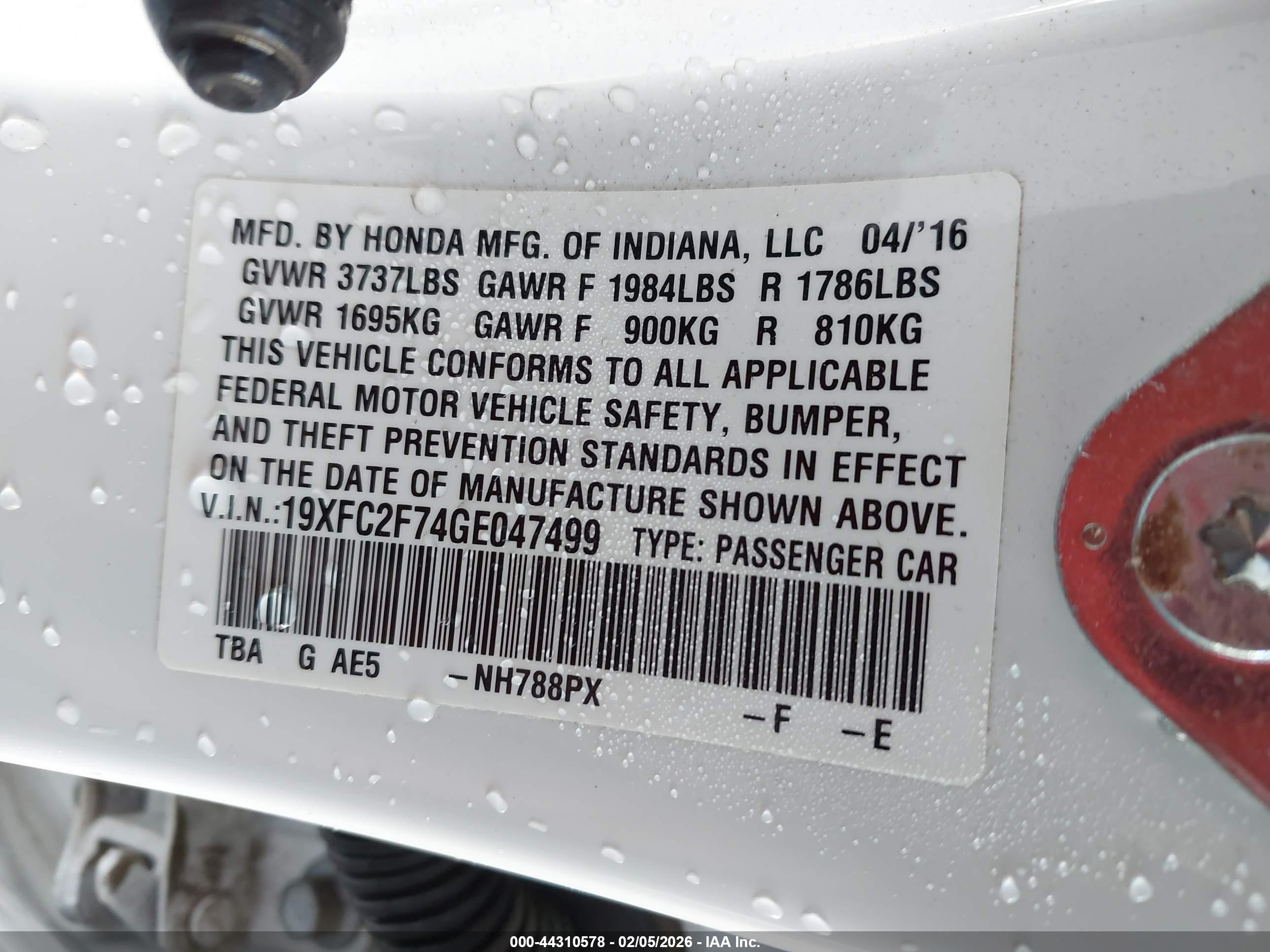 HONDA CIVIC image 9