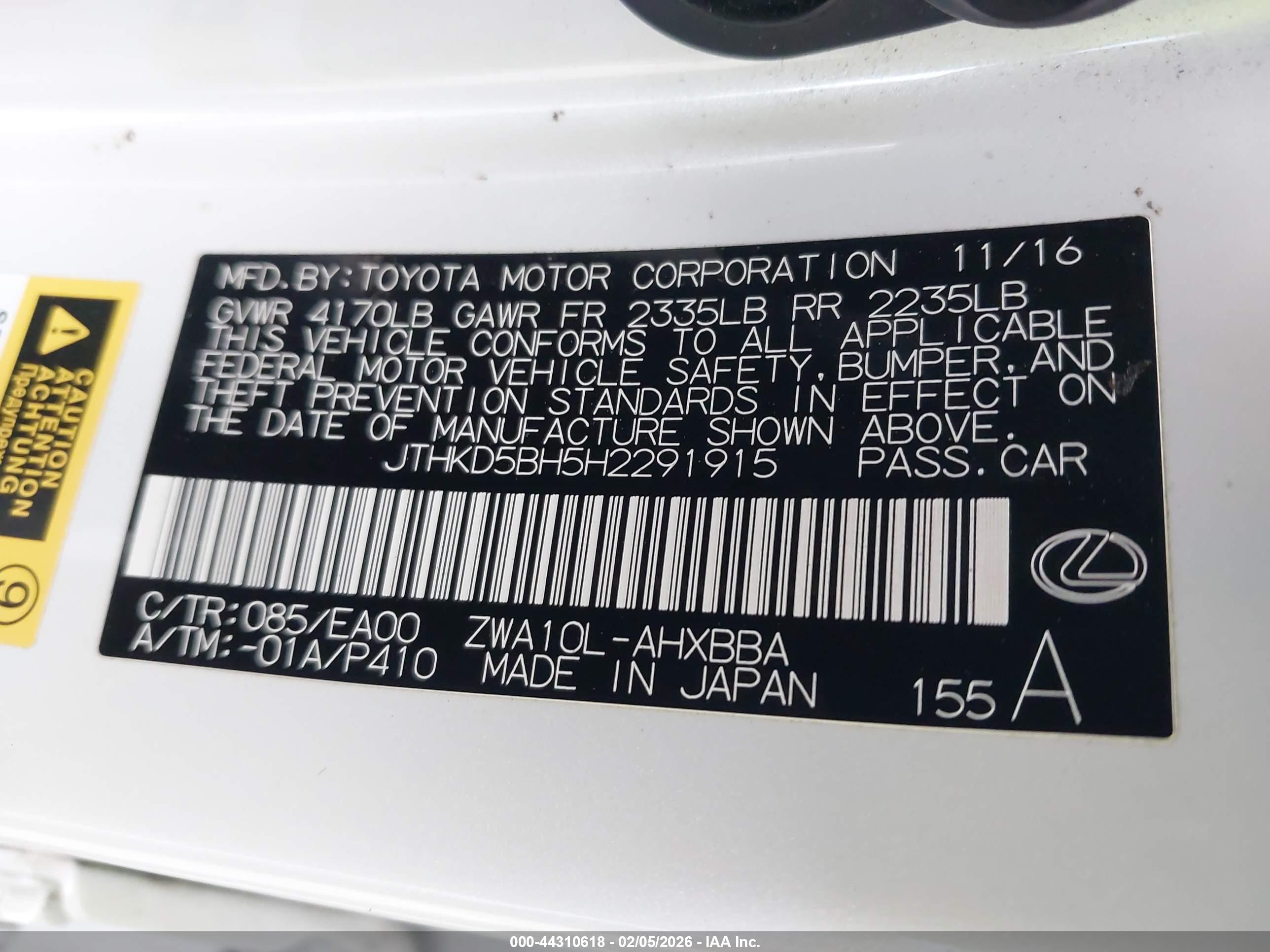 LEXUS CT image 9