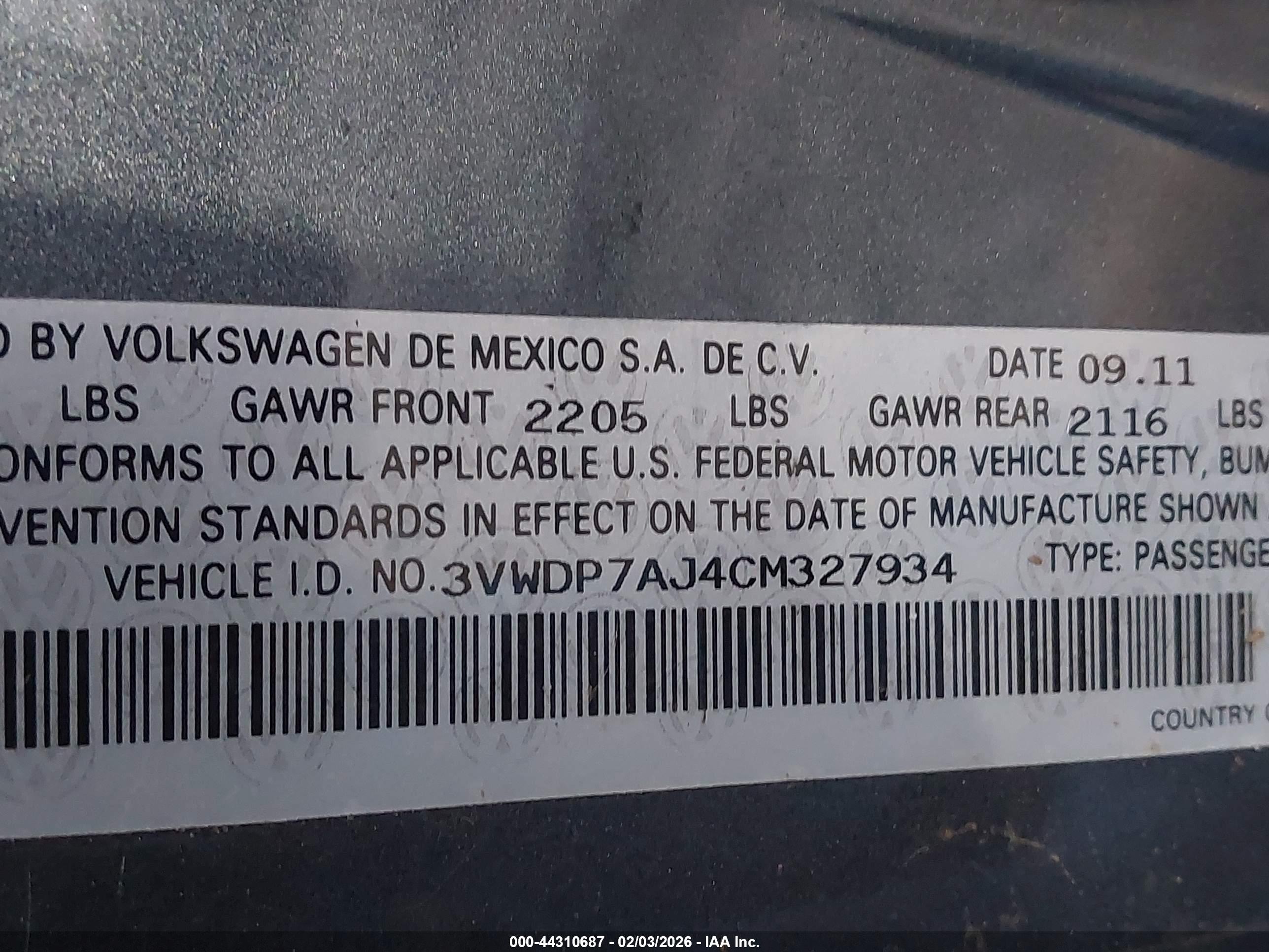VOLKSWAGEN JETTA image 9
