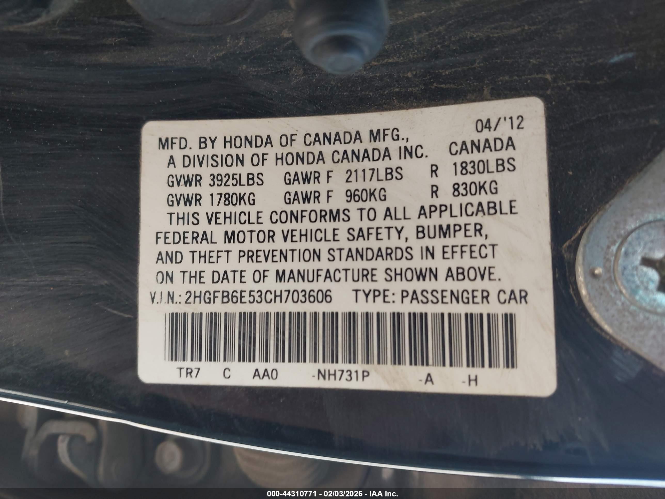 HONDA CIVIC image 9