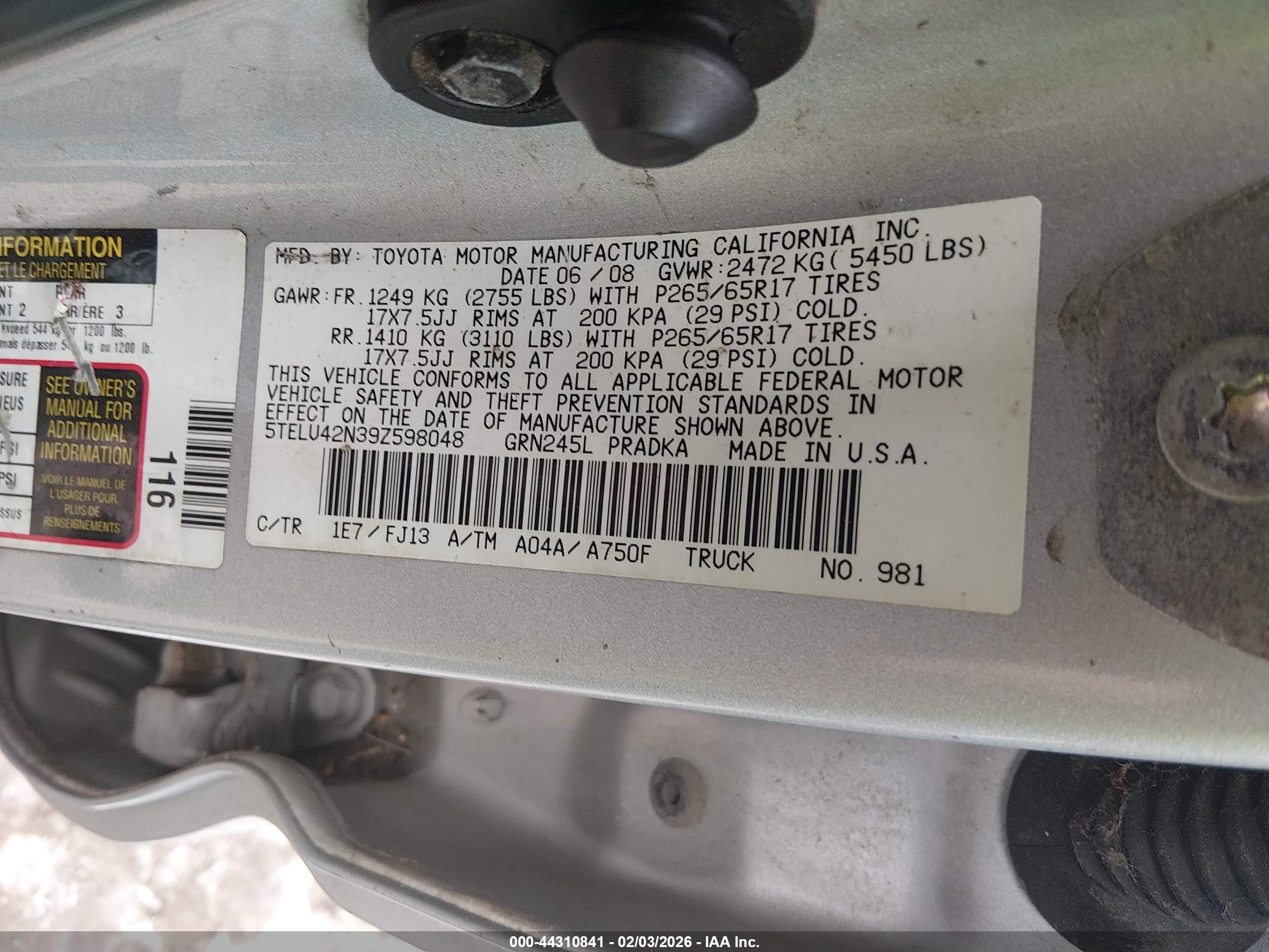 TOYOTA TACOMA image 9