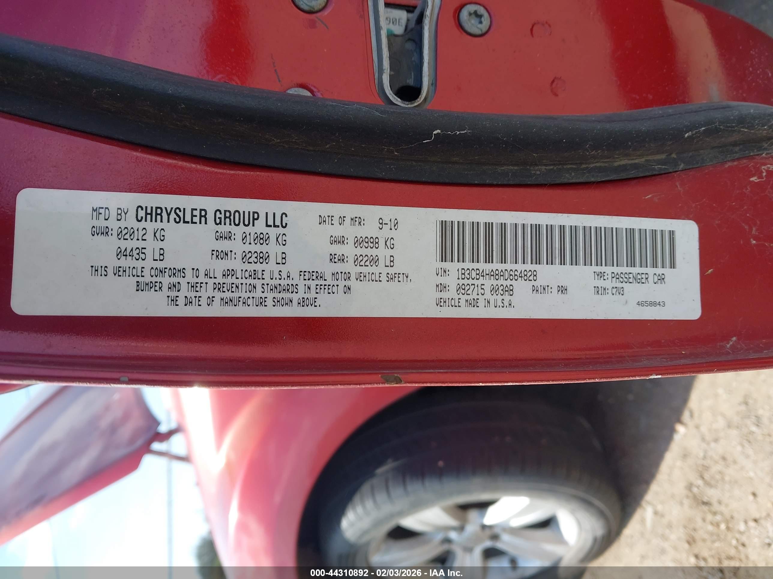 DODGE CALIBER image 9