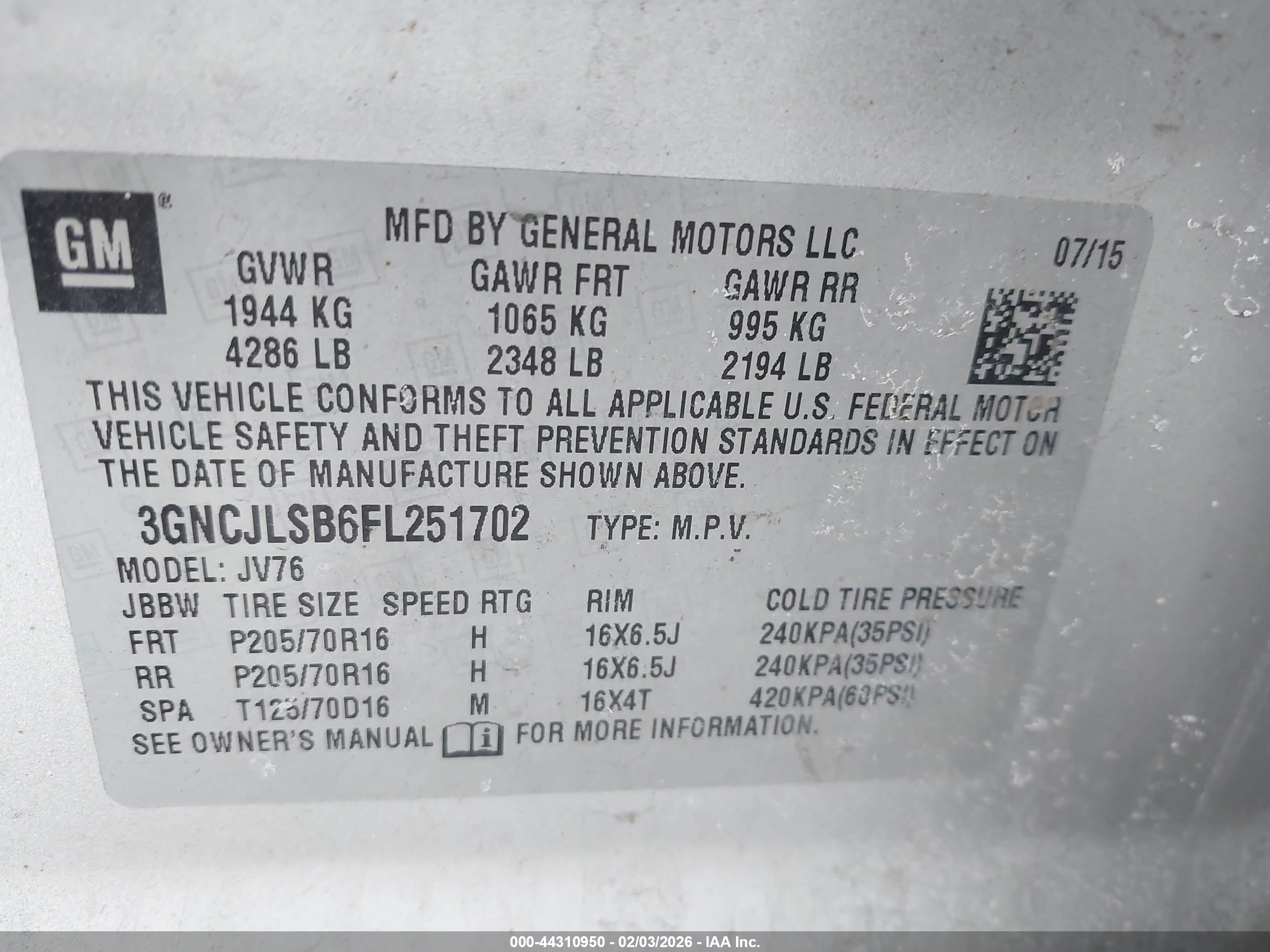 CHEVROLET TRAX image 9