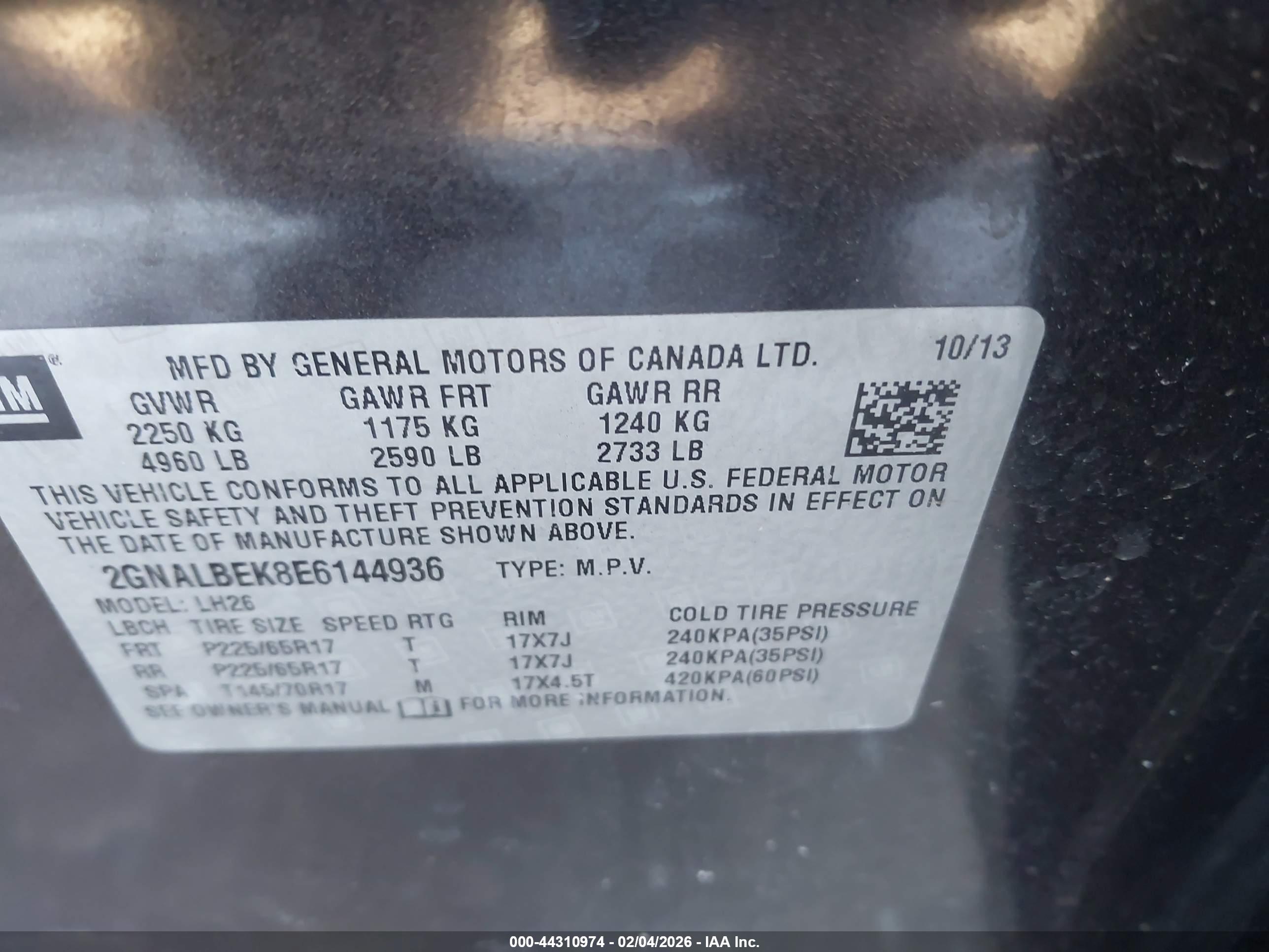 CHEVROLET EQUINOX image 9