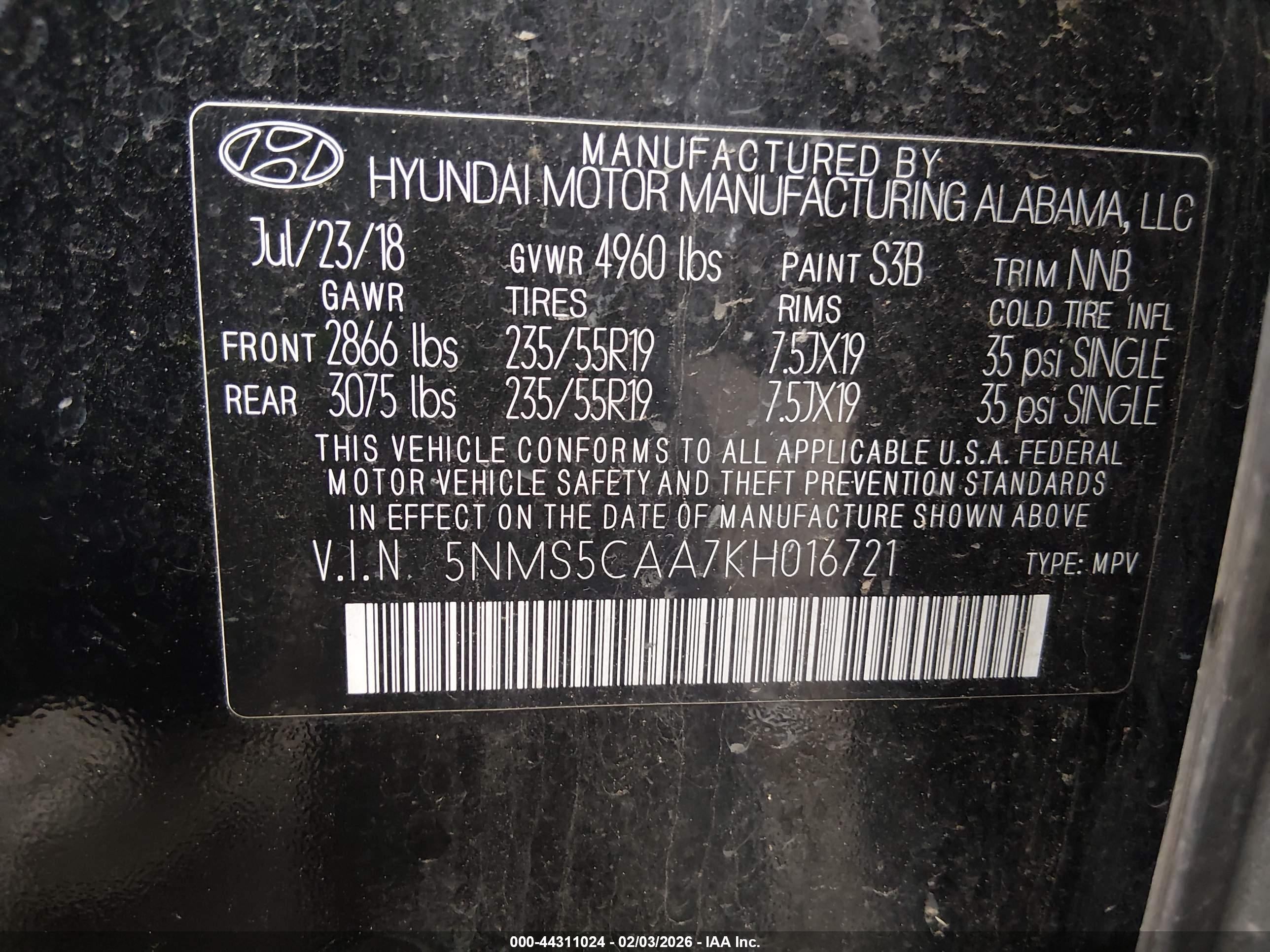 HYUNDAI SANTA image 9