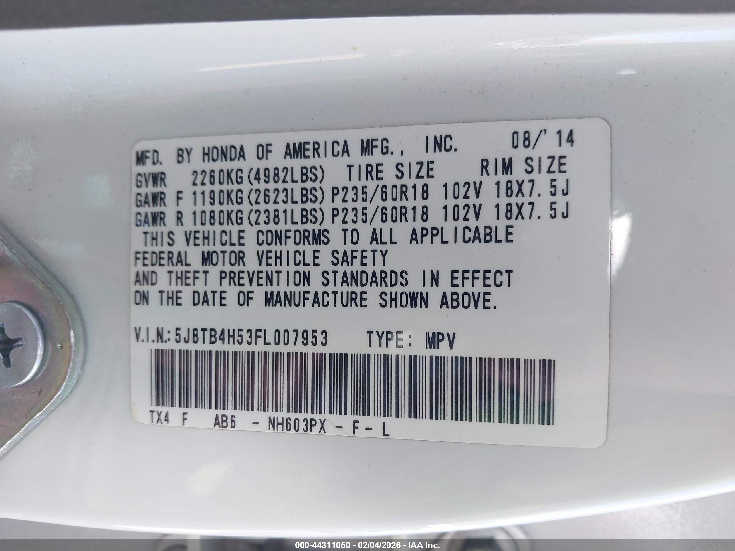 ACURA RDX image 9