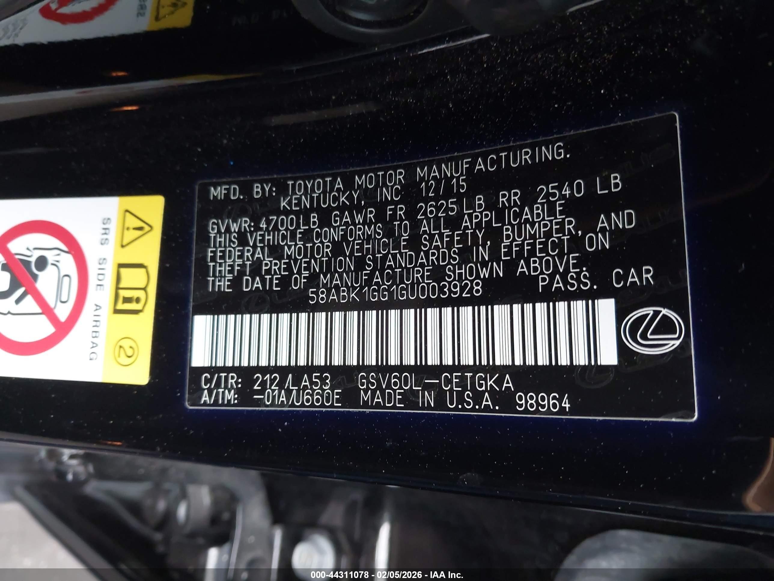 LEXUS ES image 9
