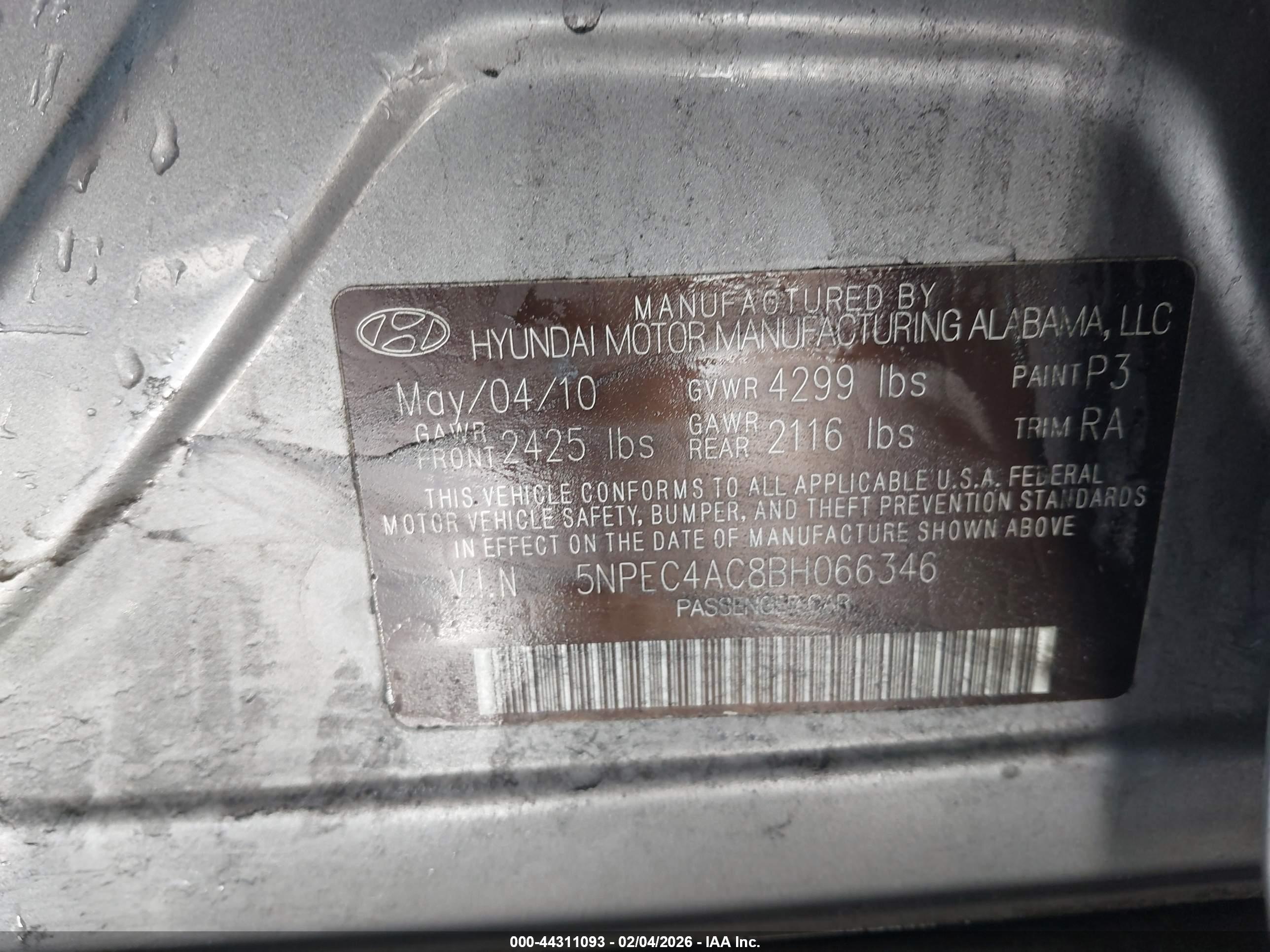HYUNDAI SONATA image 9