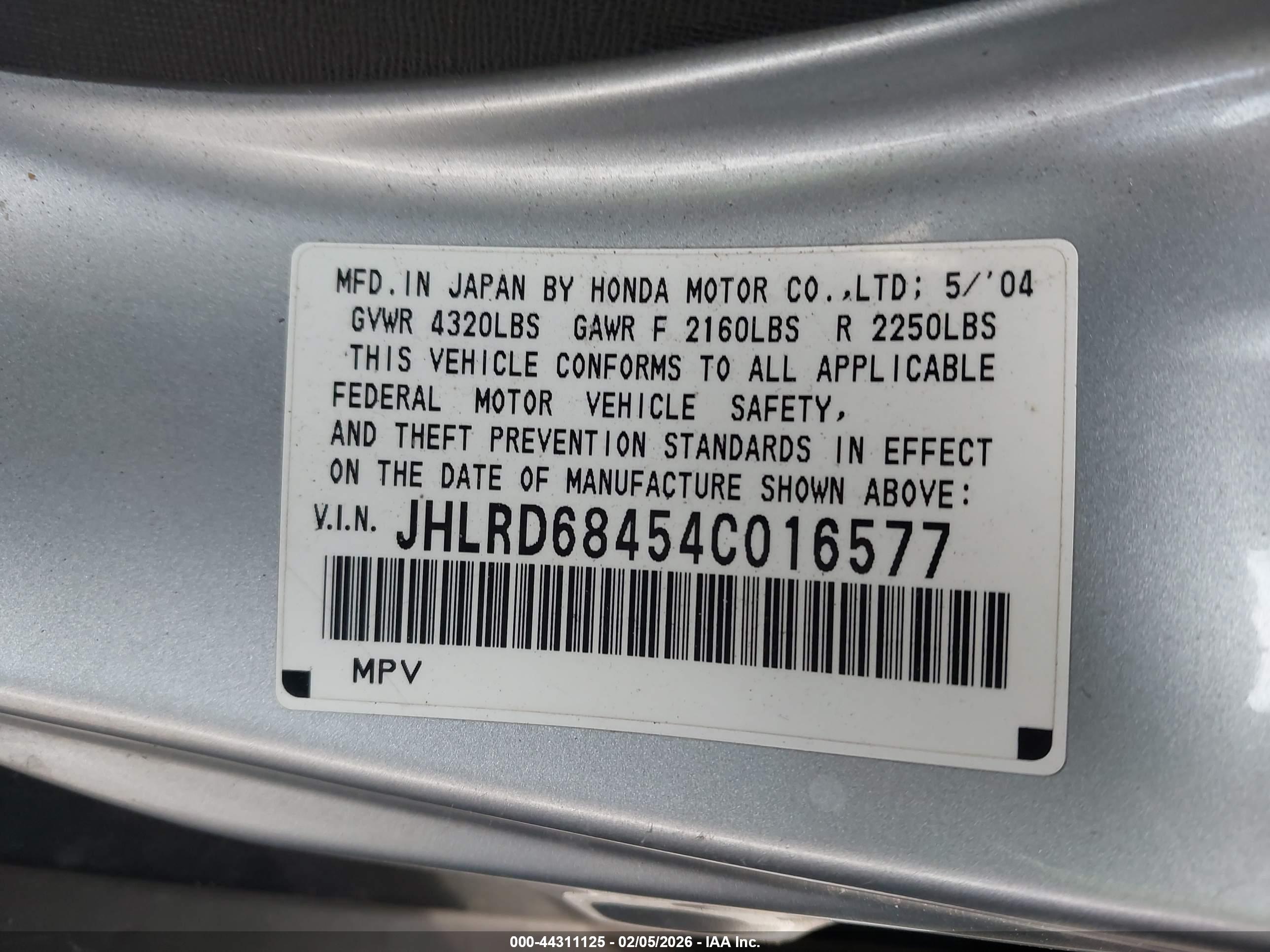 HONDA CR-V image 9