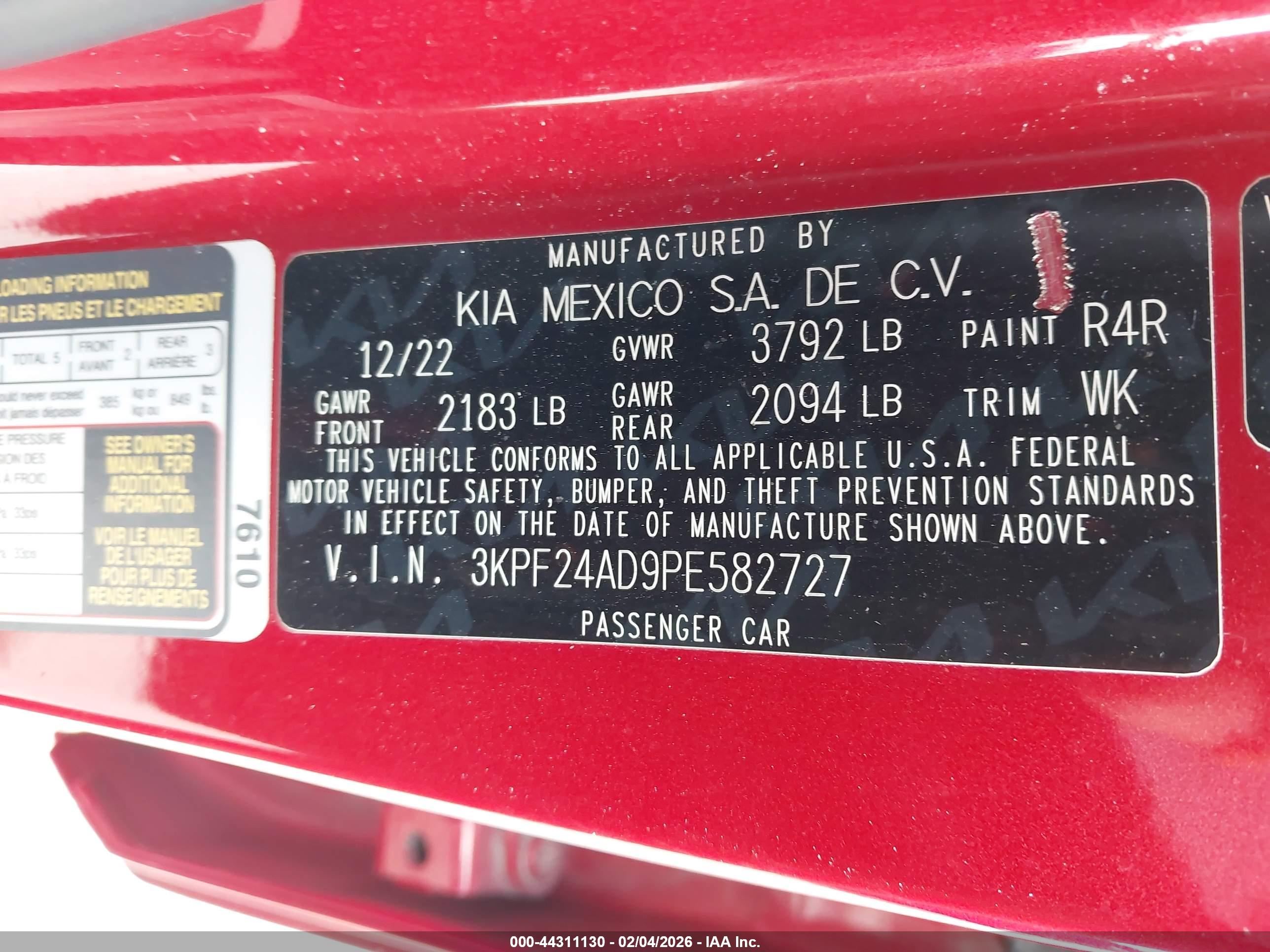 KIA FORTE image 9