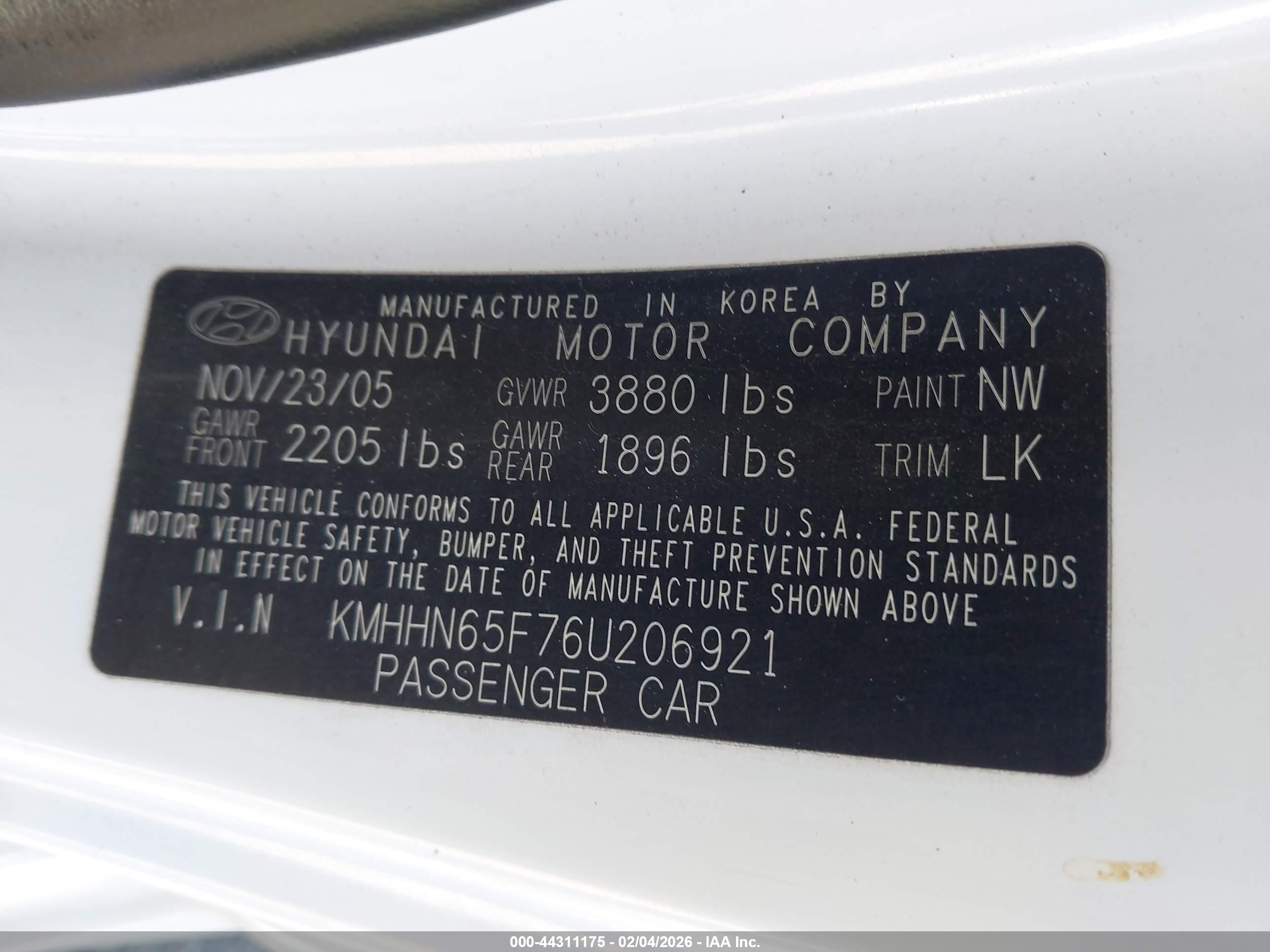 HYUNDAI TIBURON image 9