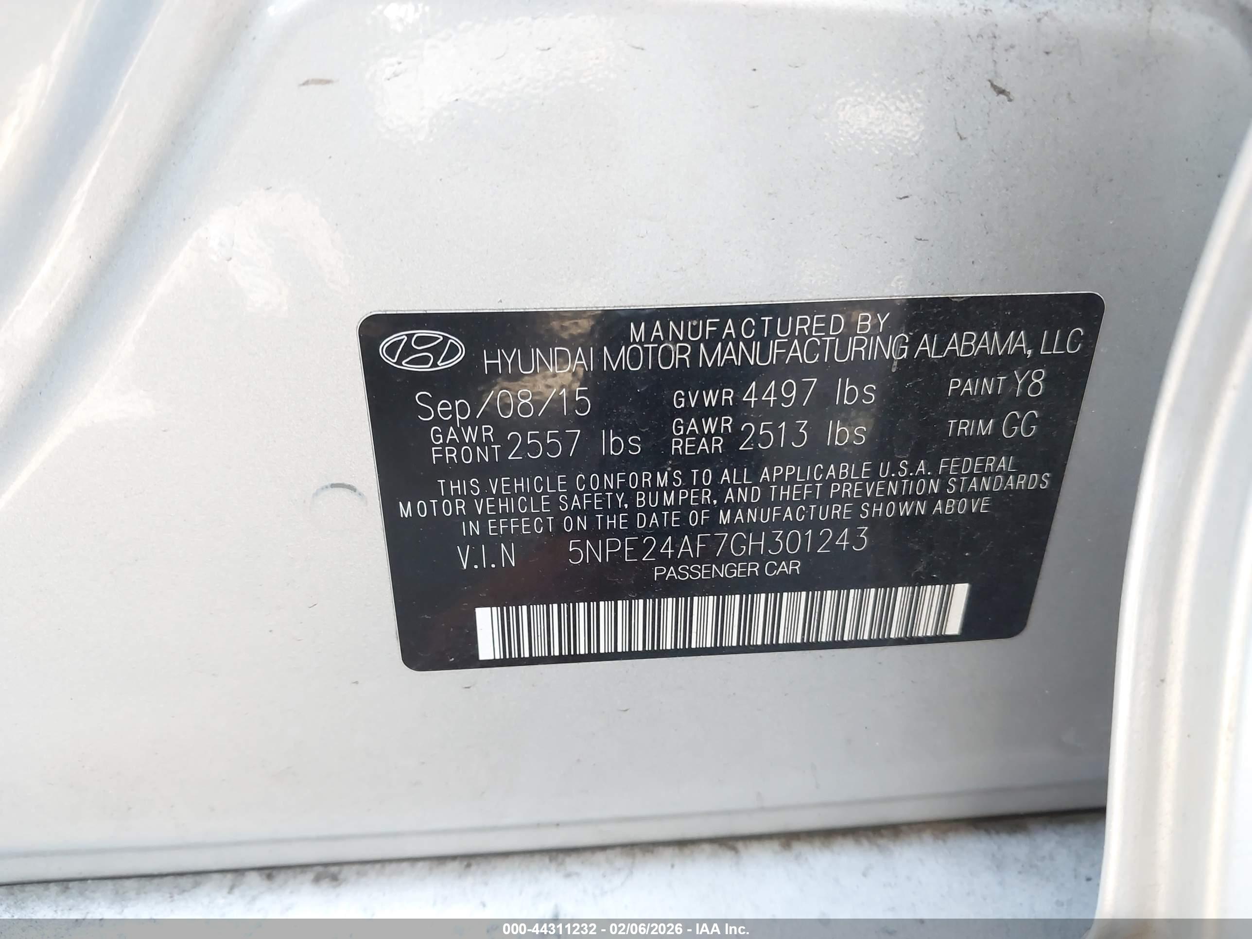 HYUNDAI SONATA image 9