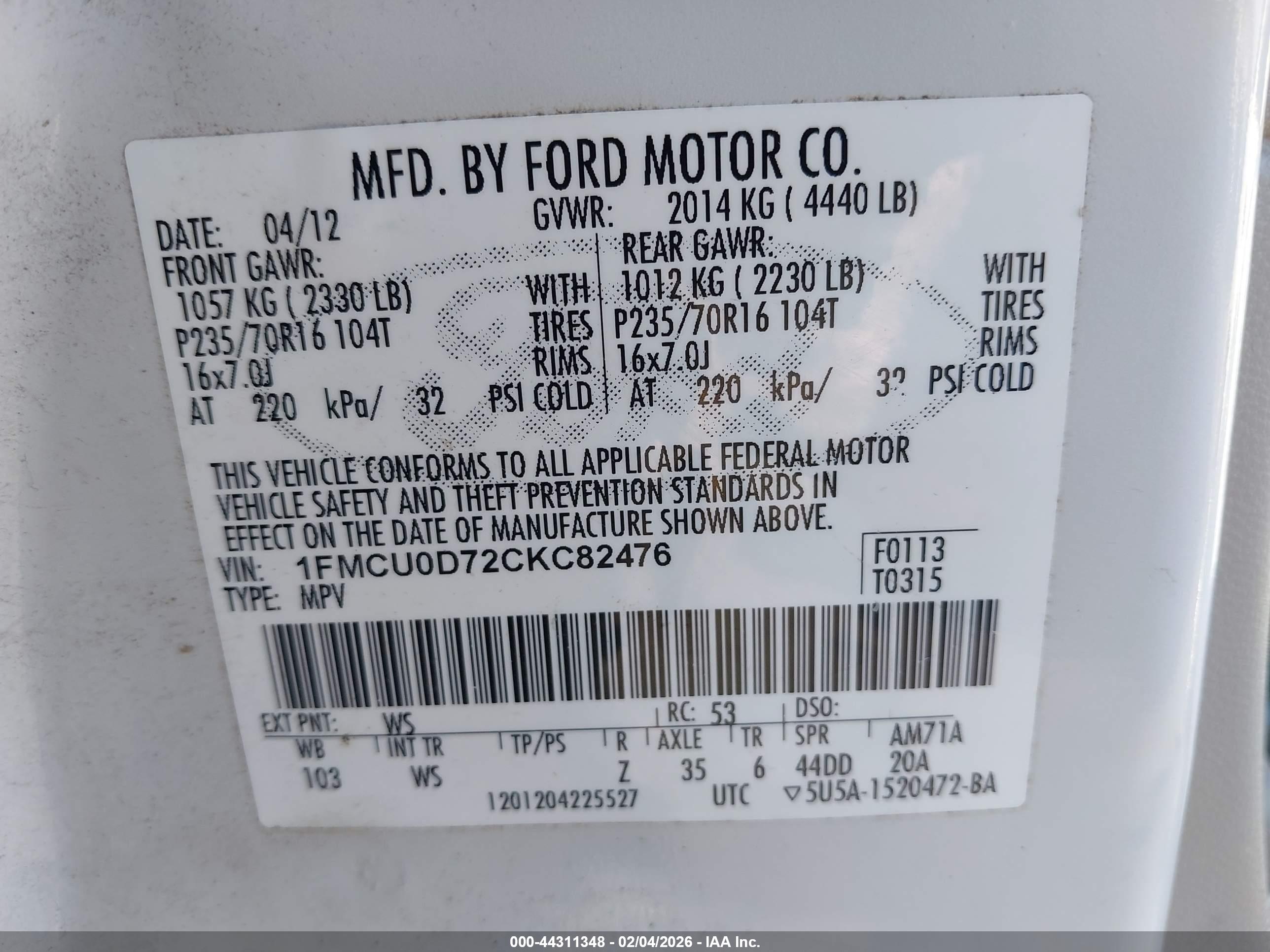 FORD ESCAPE image 9