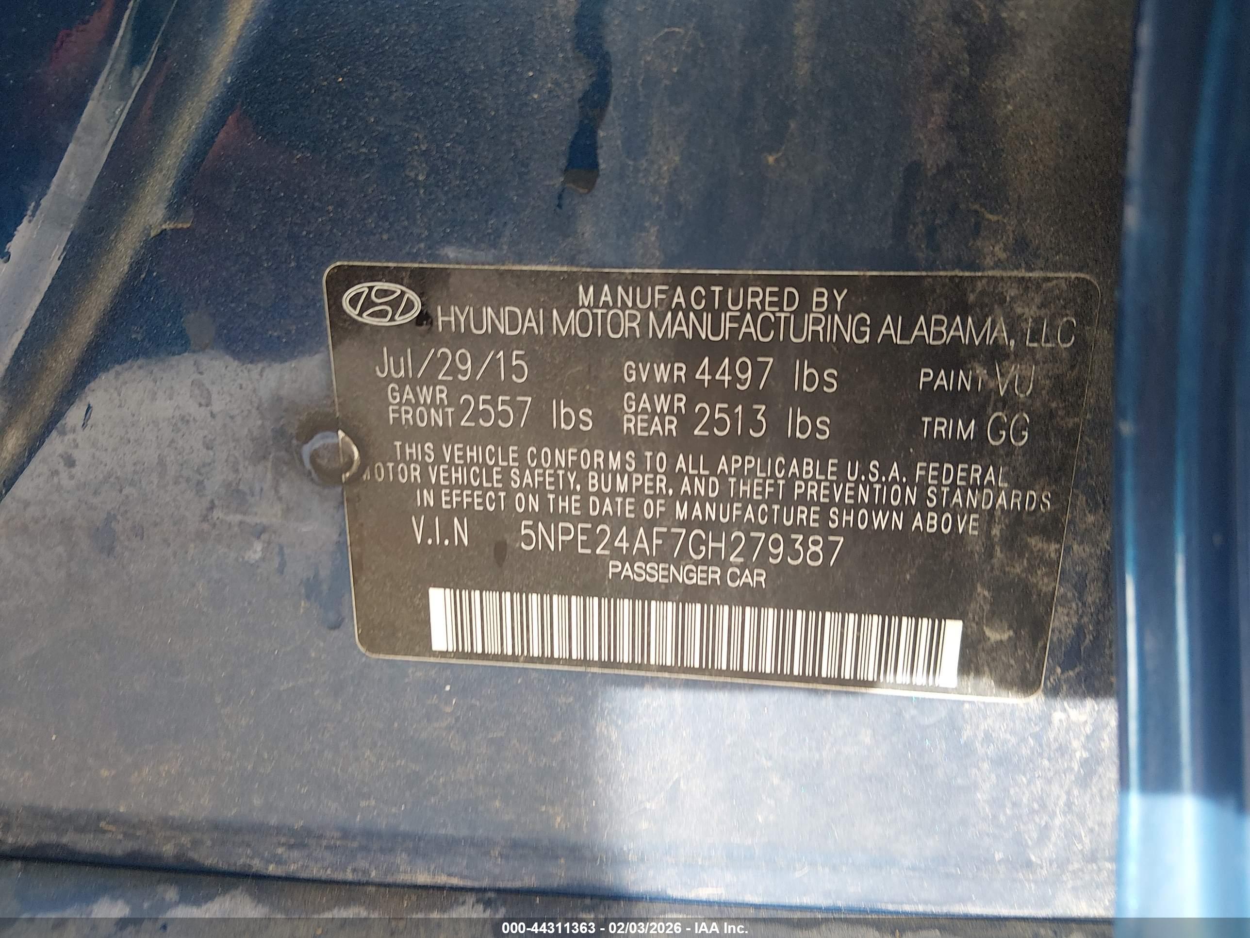 HYUNDAI SONATA image 9
