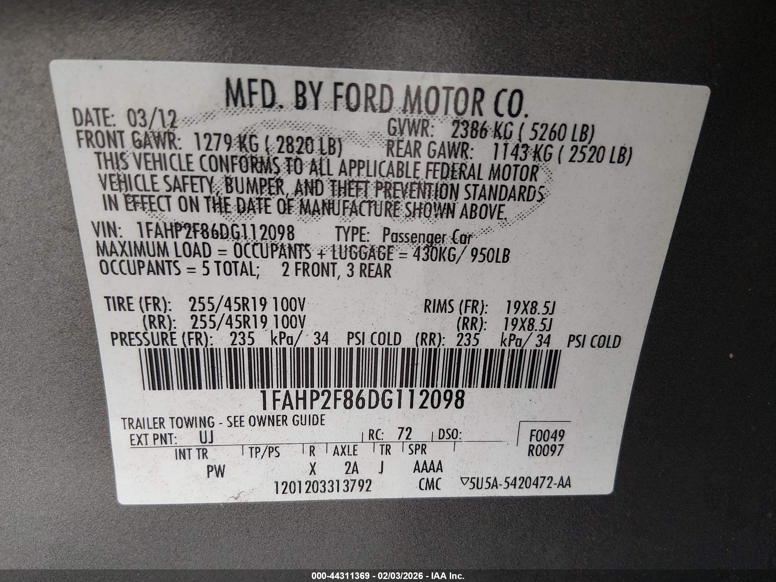 FORD TAURUS image 9