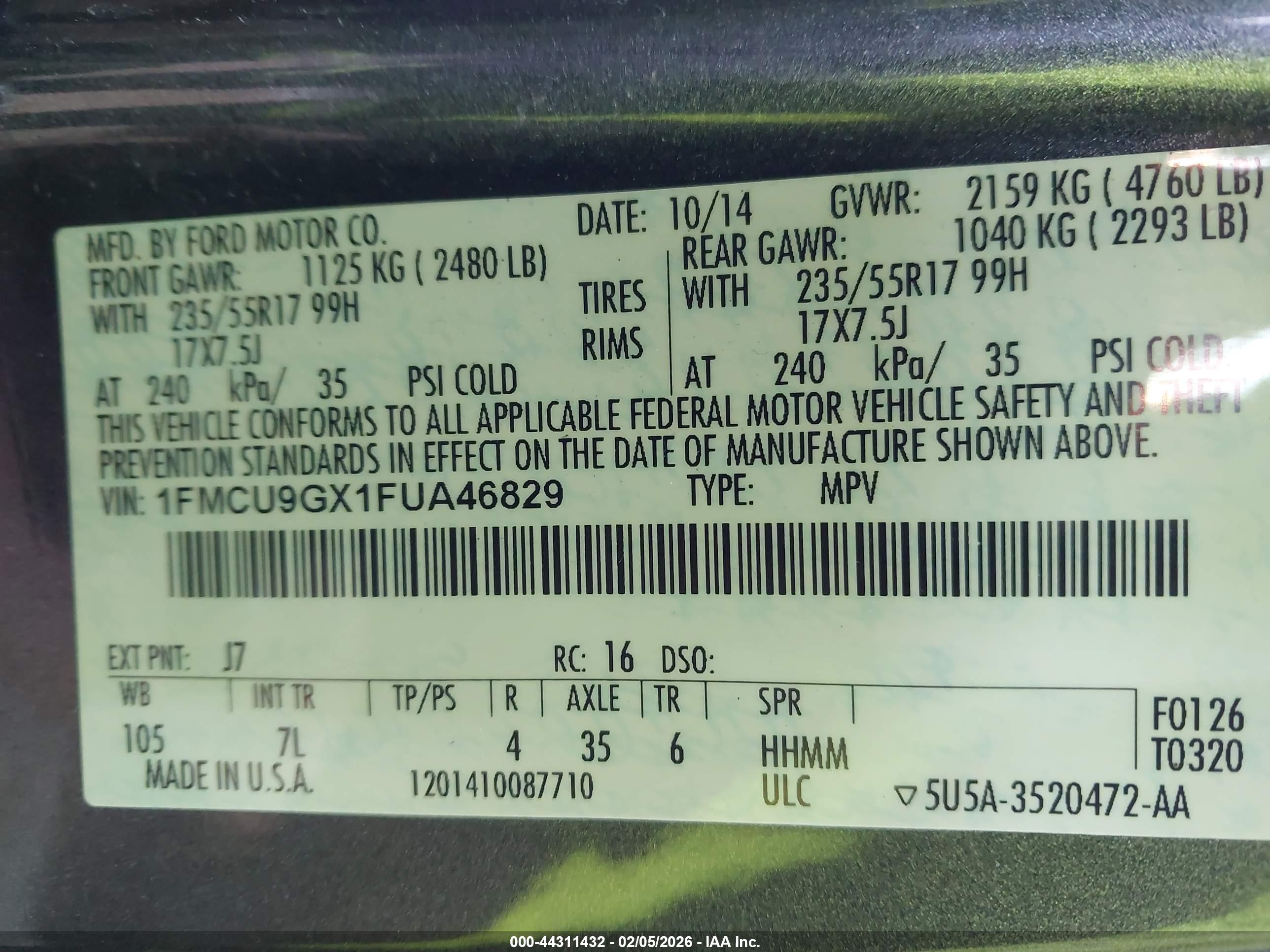 FORD ESCAPE image 9