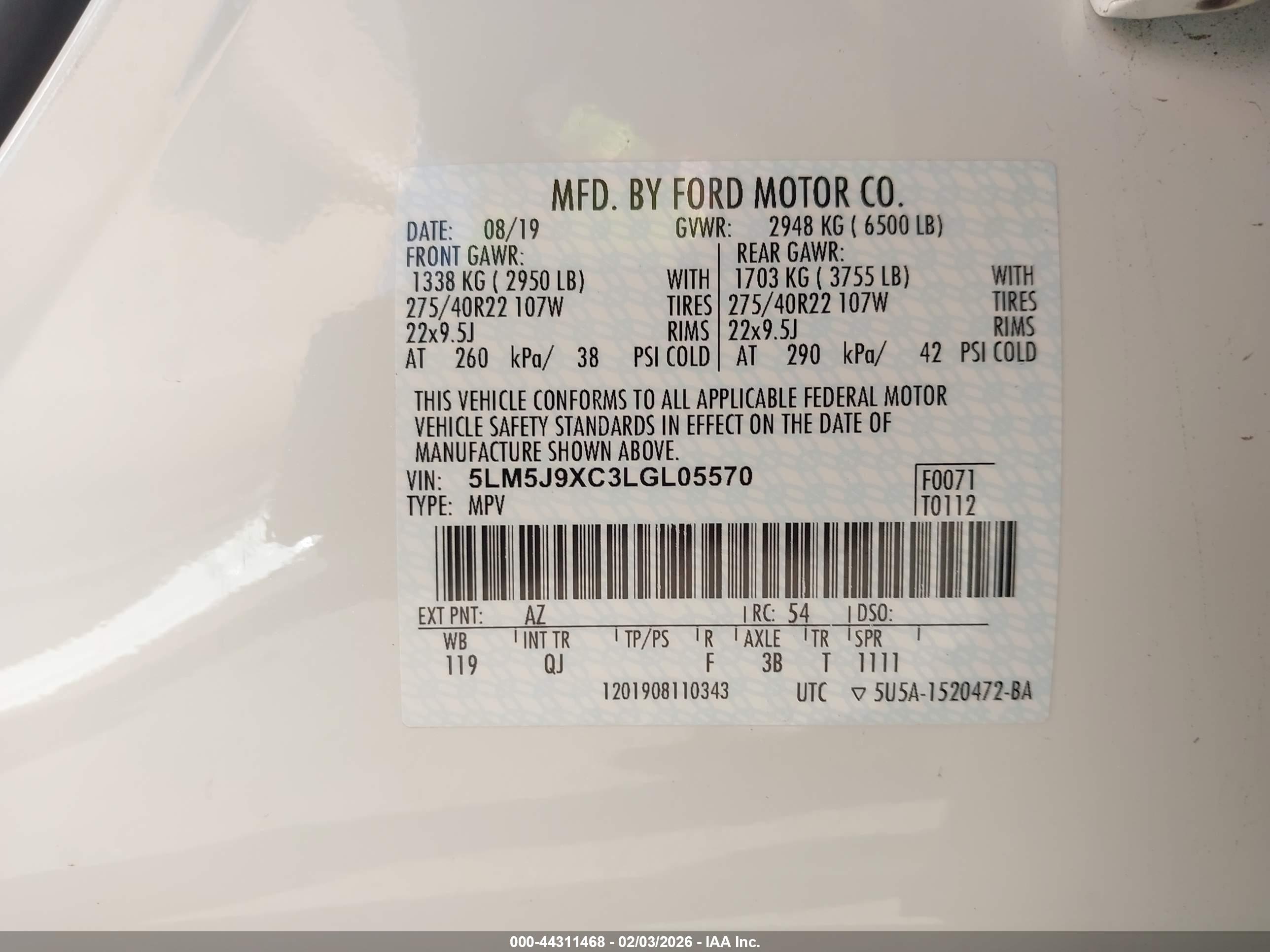 LINCOLN AVIATOR image 9
