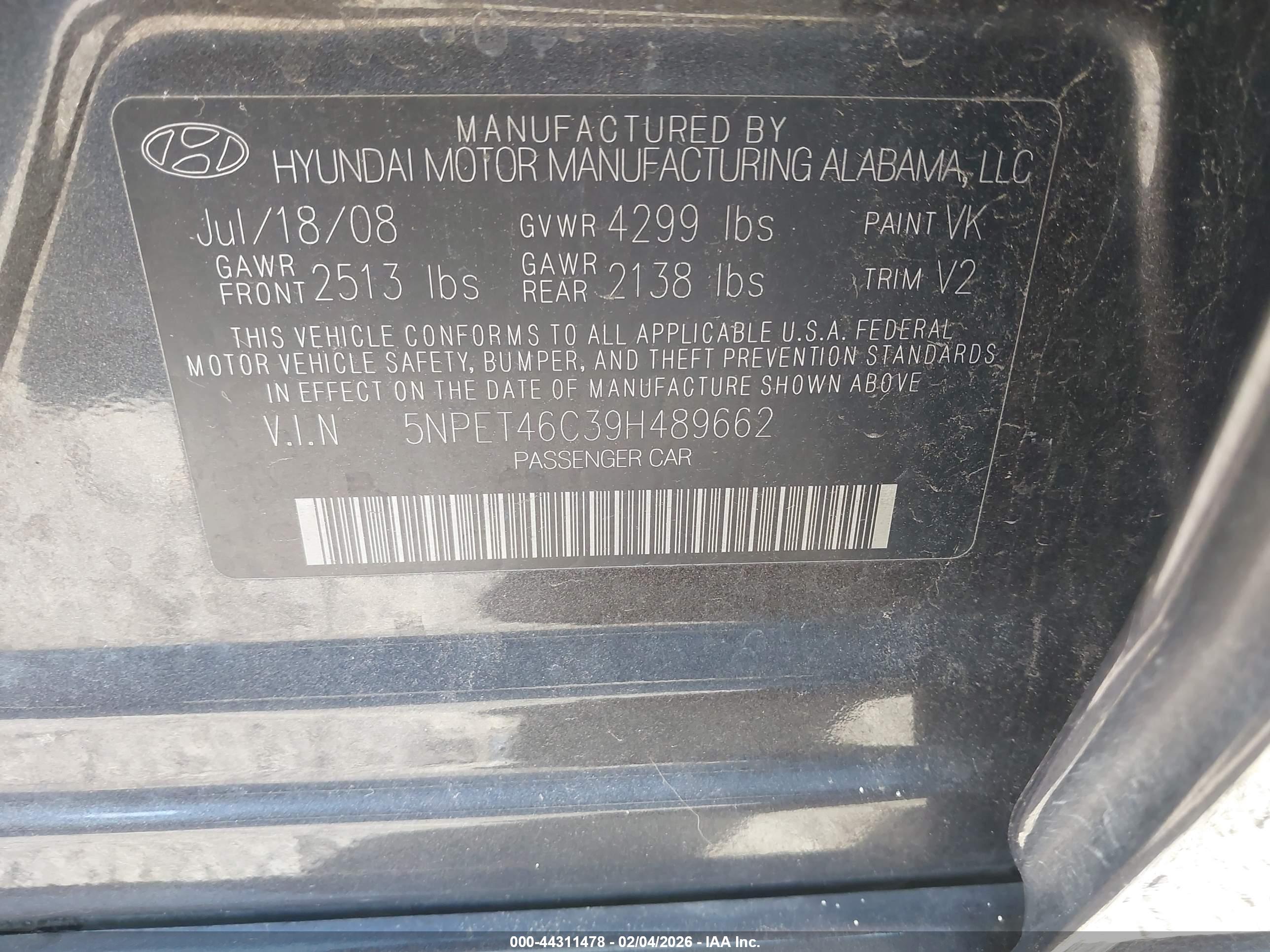 HYUNDAI SONATA image 9