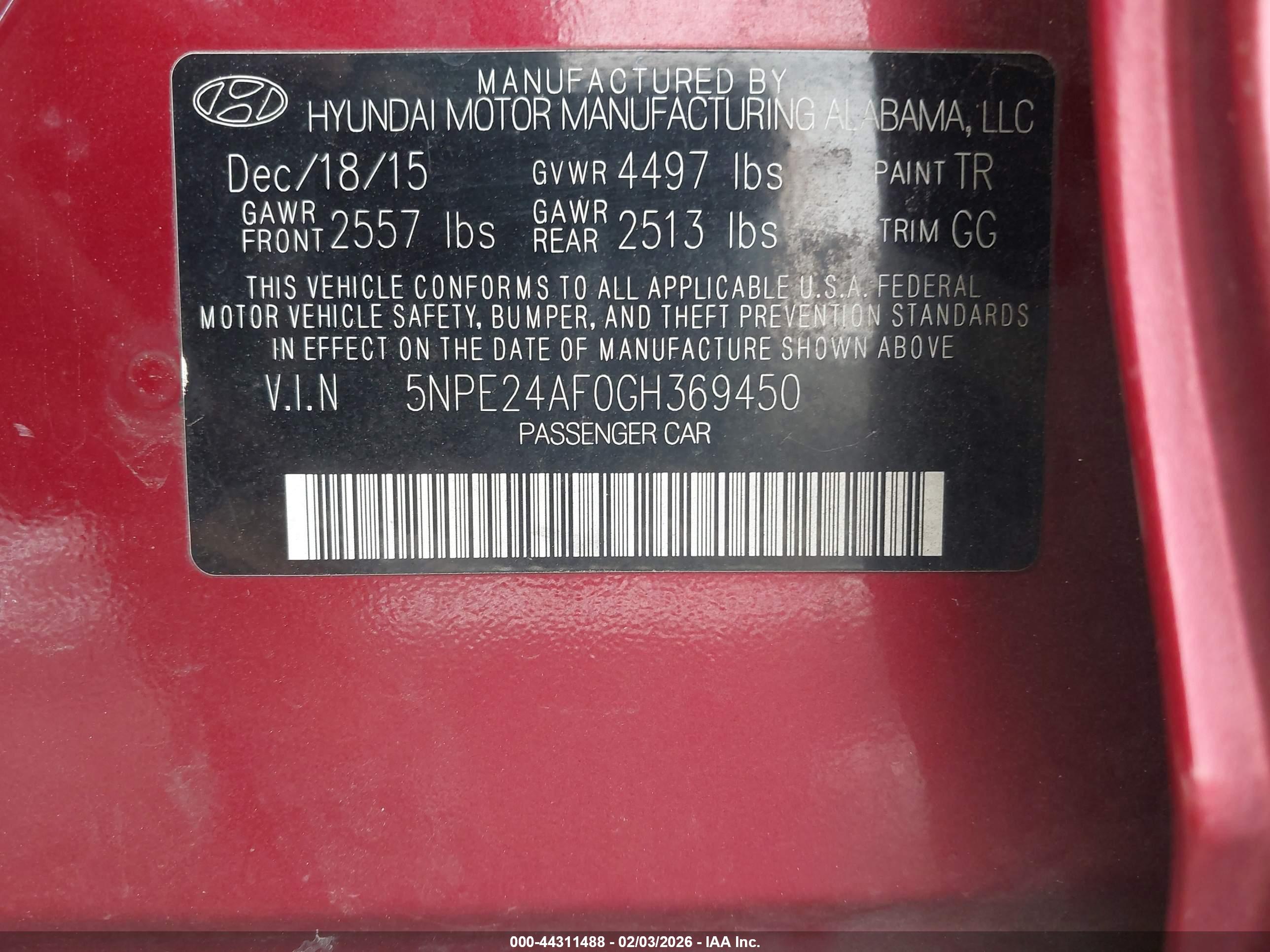 HYUNDAI SONATA image 9