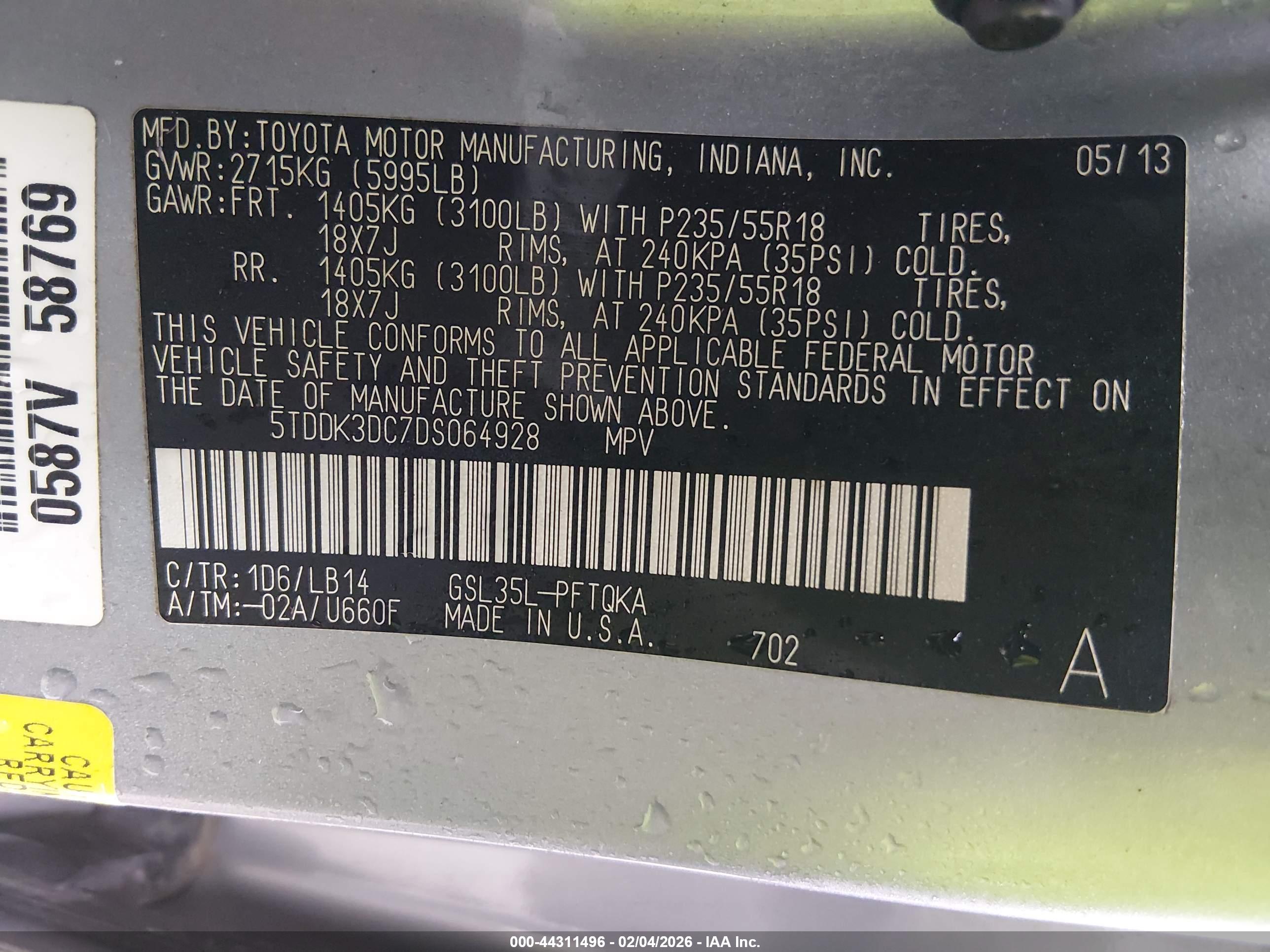 TOYOTA SIENNA image 9