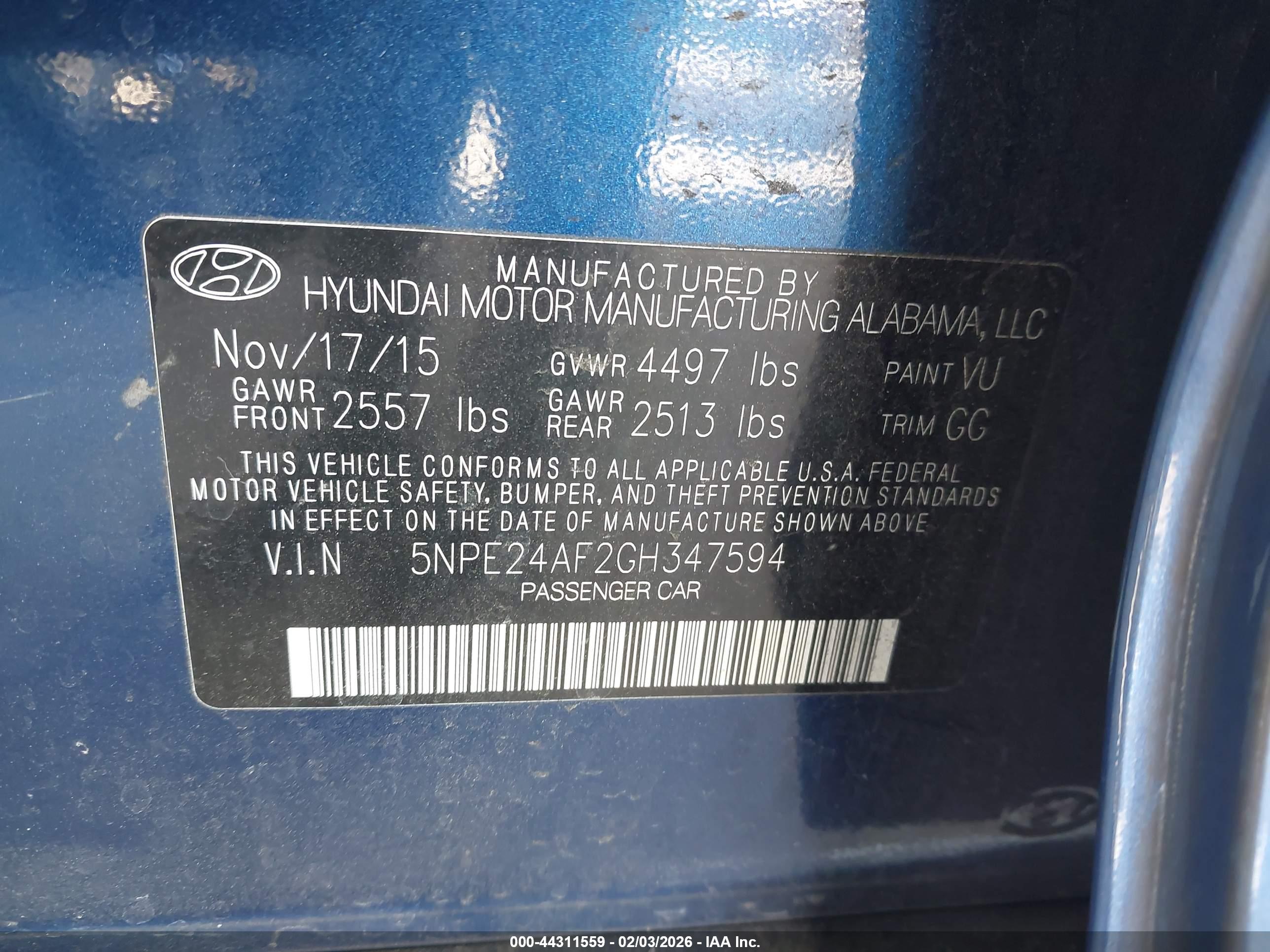 HYUNDAI SONATA image 9