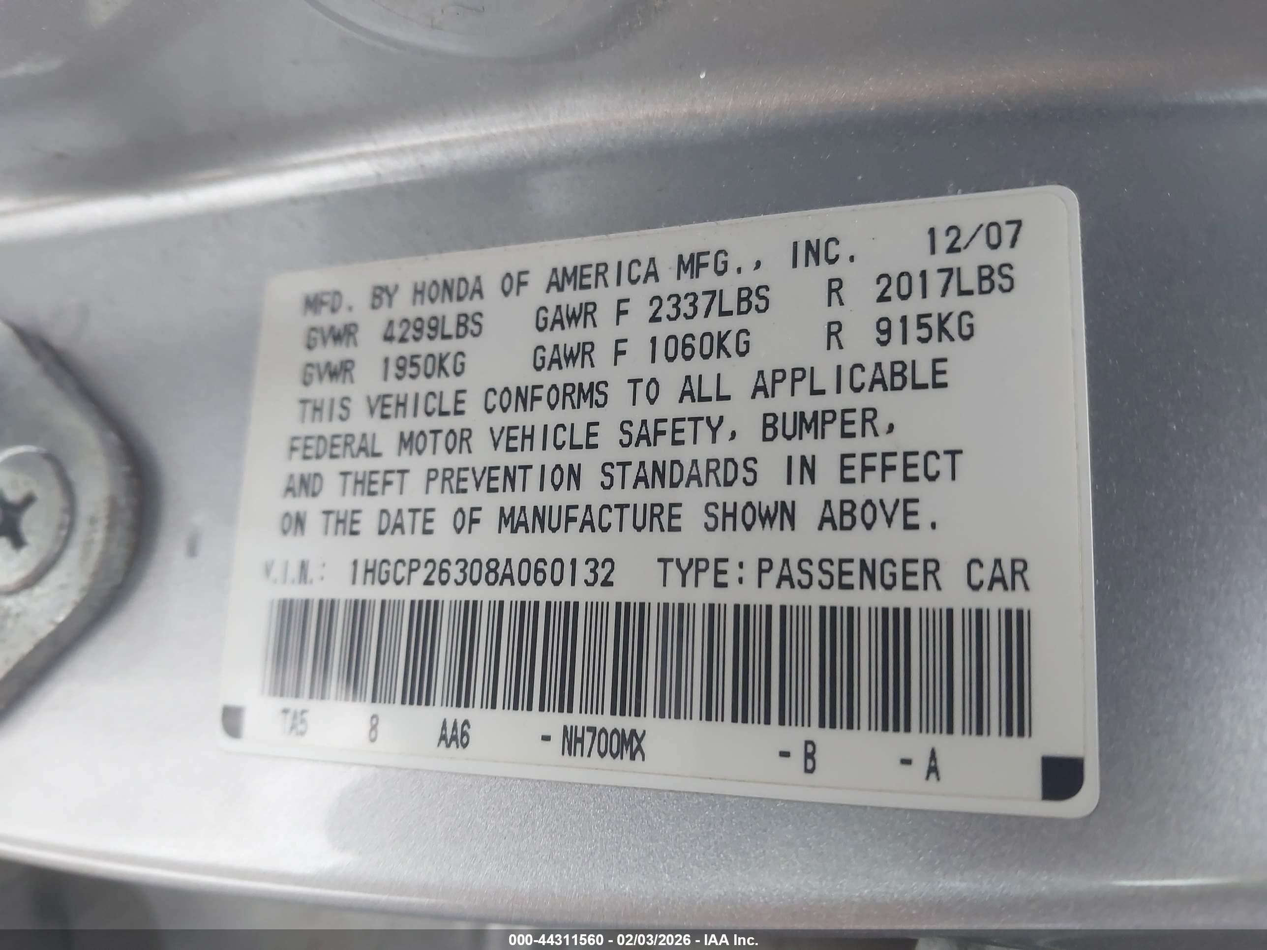 HONDA ACCORD image 9