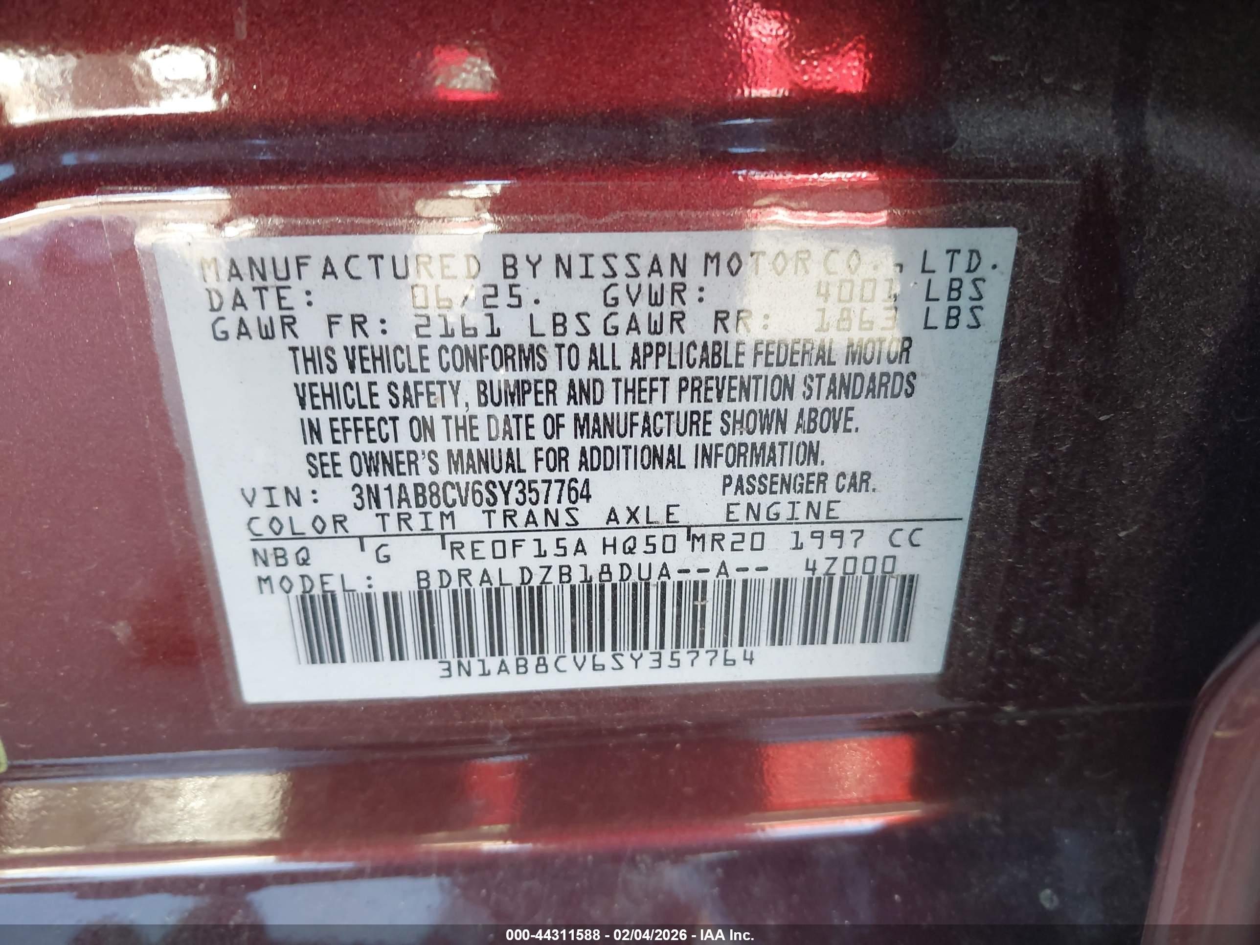 NISSAN SENTRA image 9