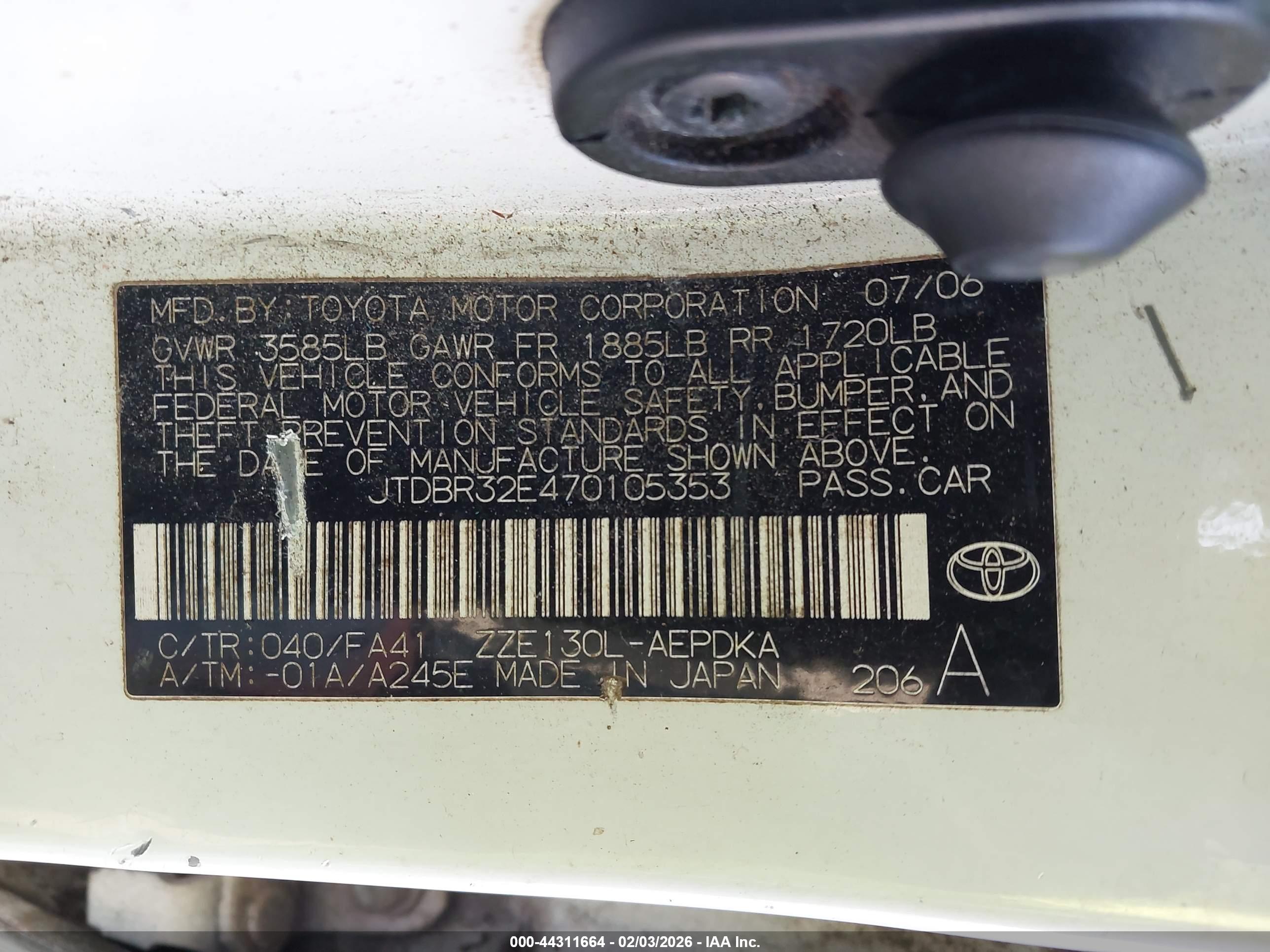 TOYOTA COROLLA image 9