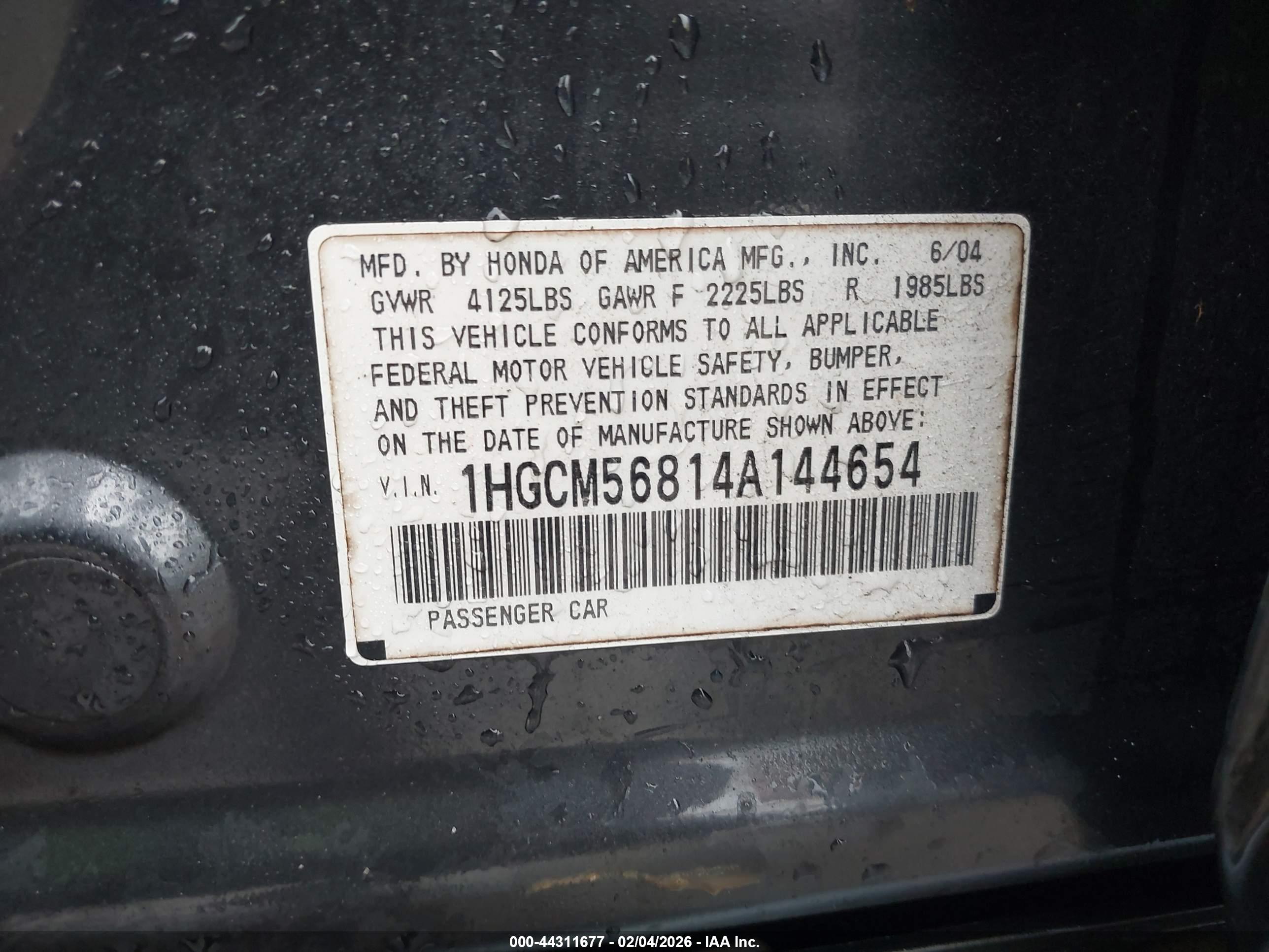 HONDA ACCORD image 9