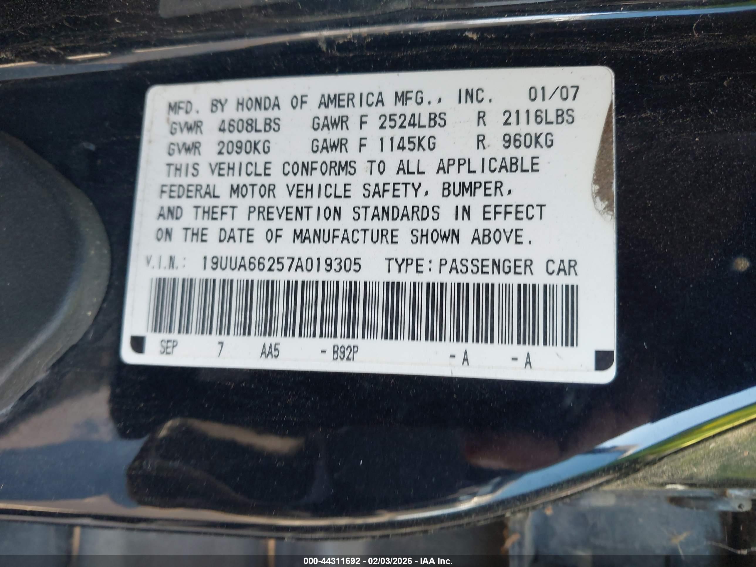 ACURA TL image 9