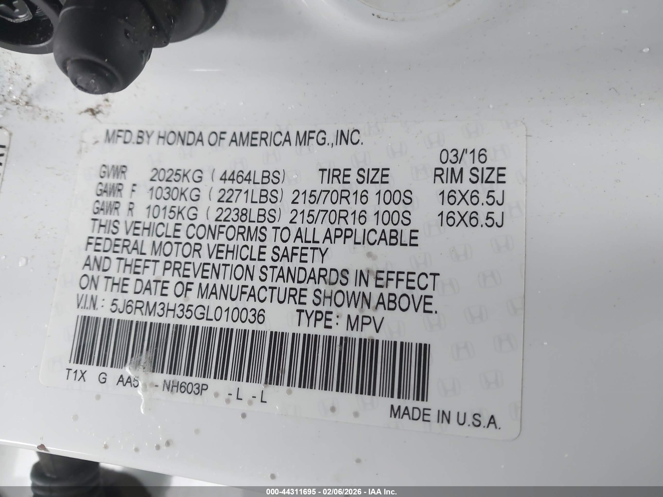 HONDA CR-V image 9