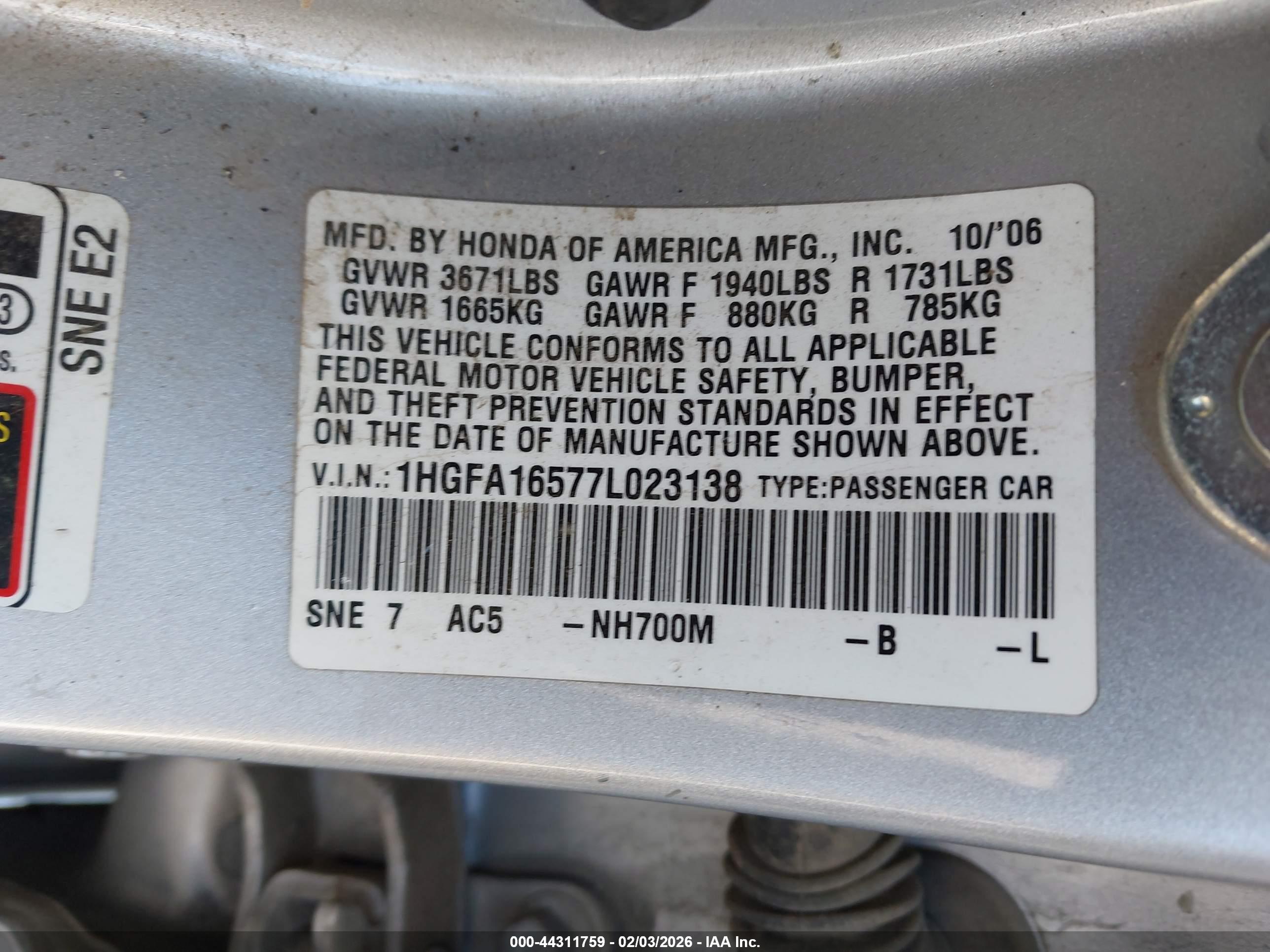 HONDA CIVIC image 9