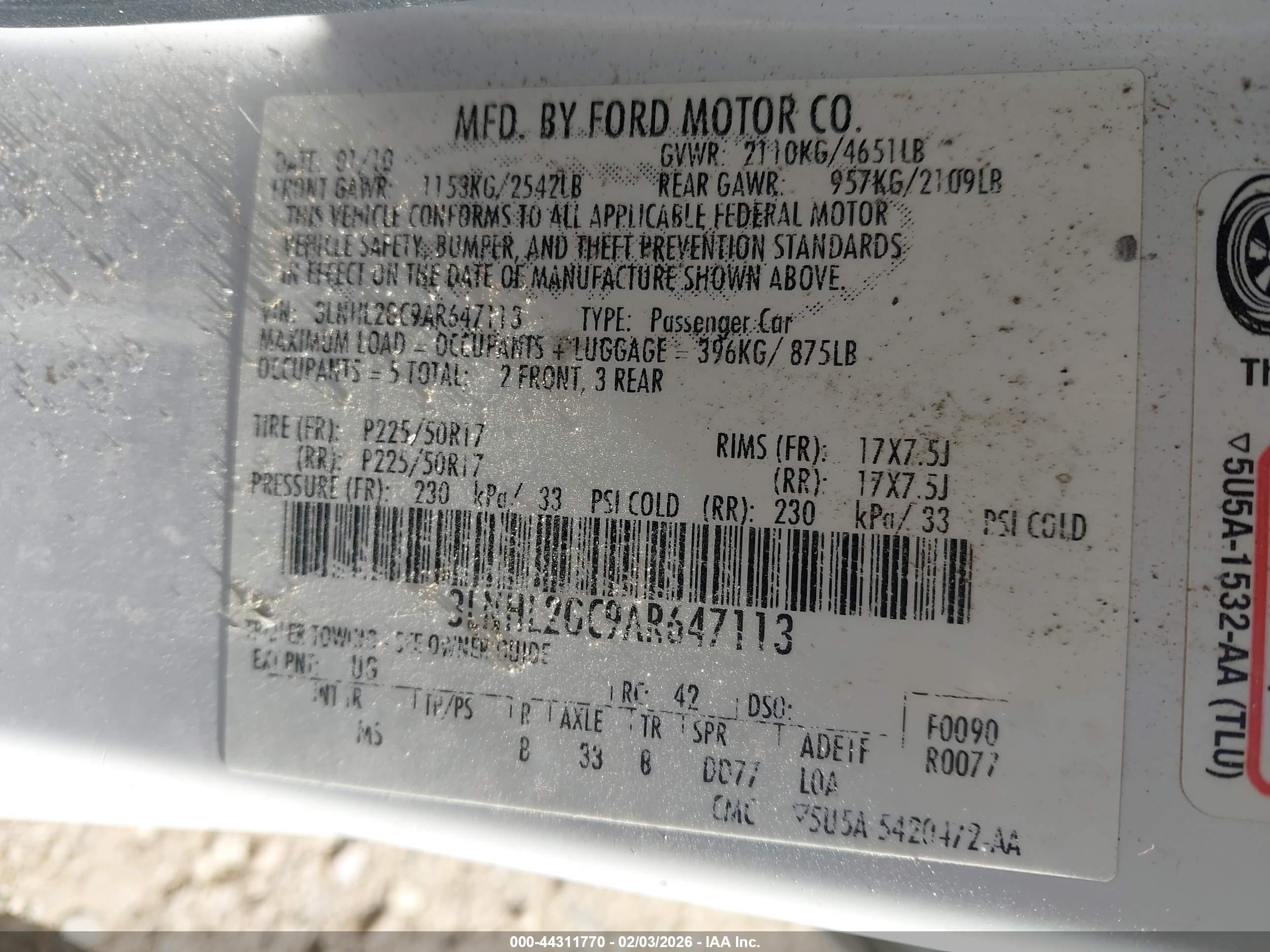 LINCOLN MKZ image 9