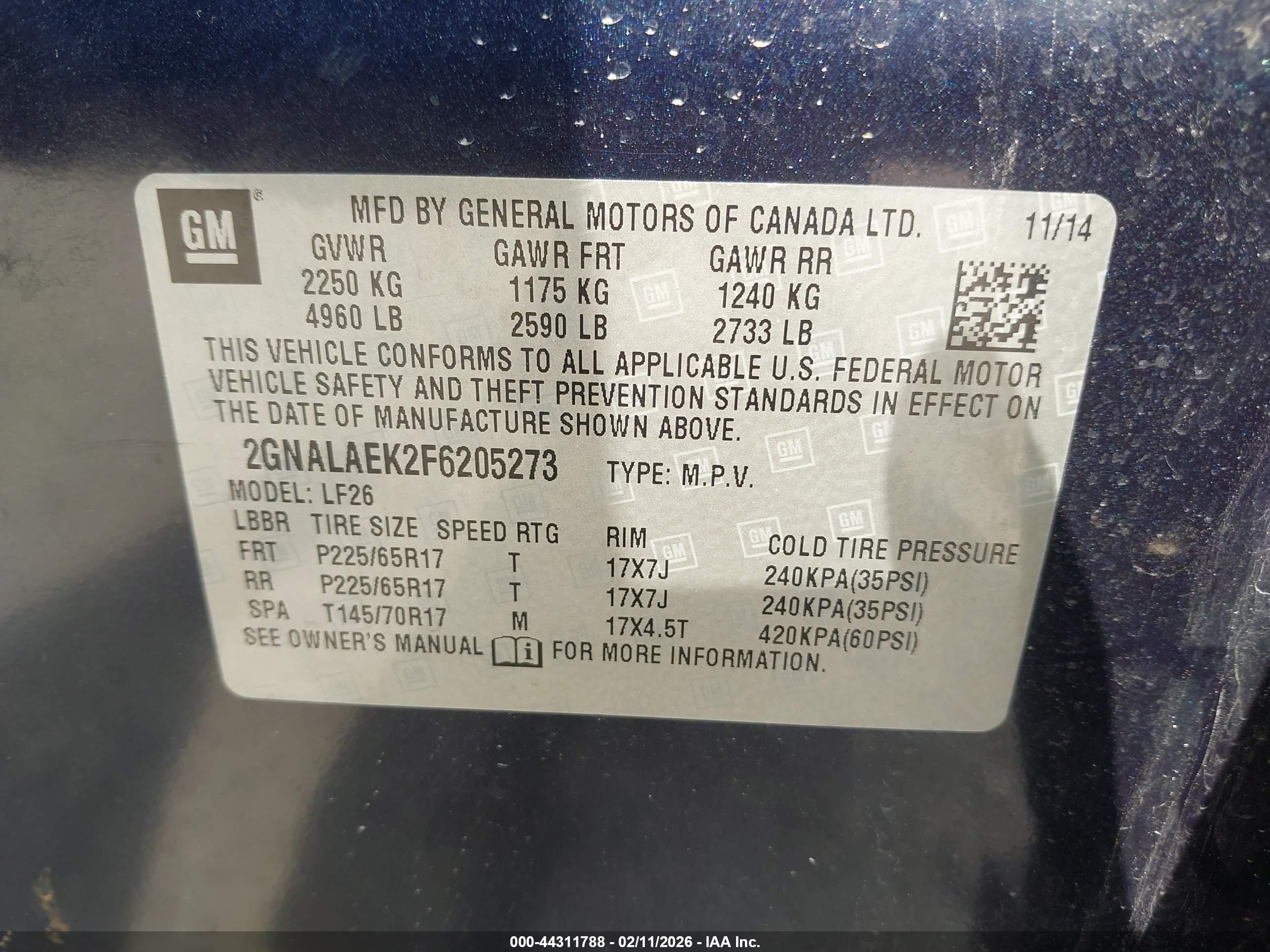 CHEVROLET EQUINOX image 9