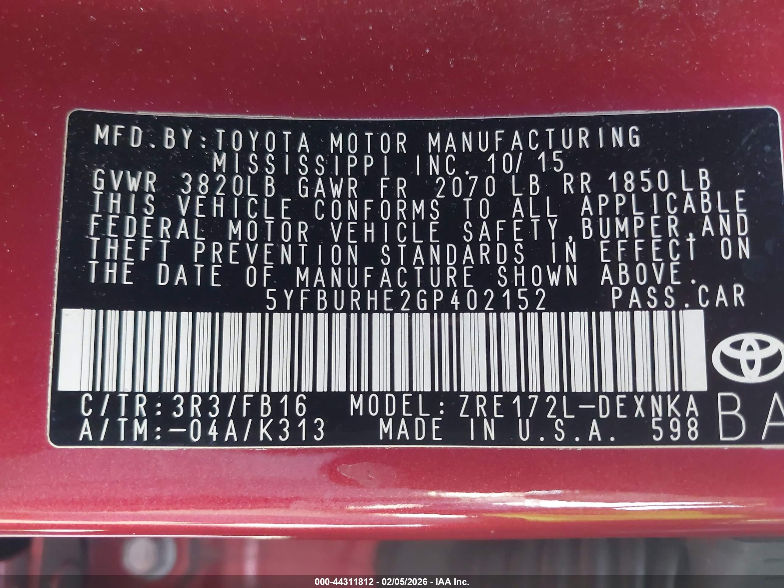 TOYOTA COROLLA image 9