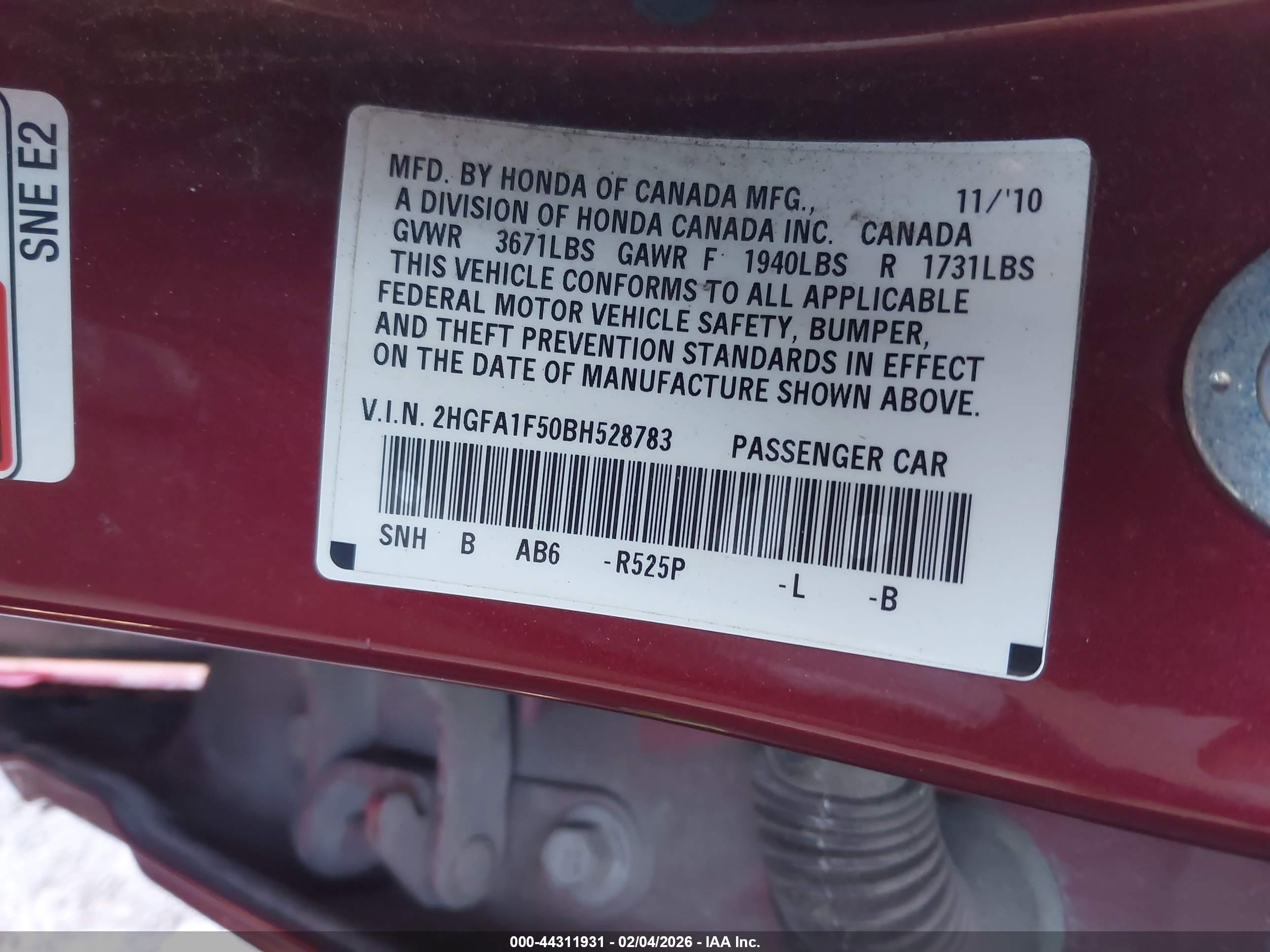 HONDA CIVIC image 9