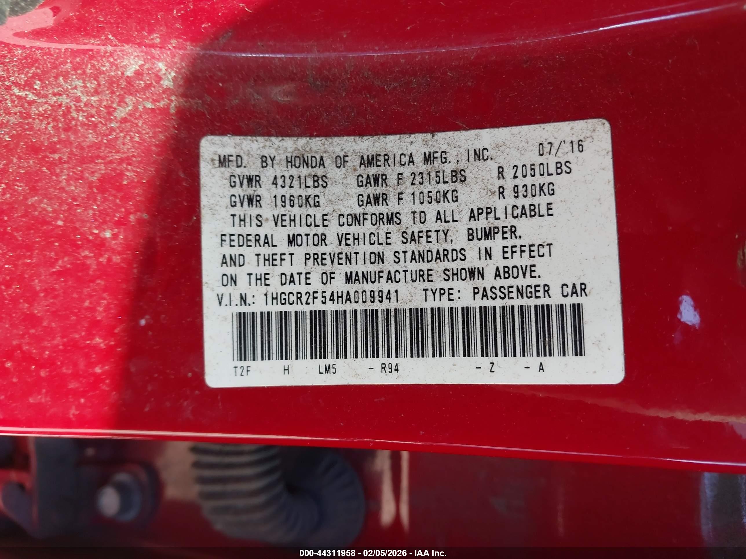 HONDA ACCORD image 9