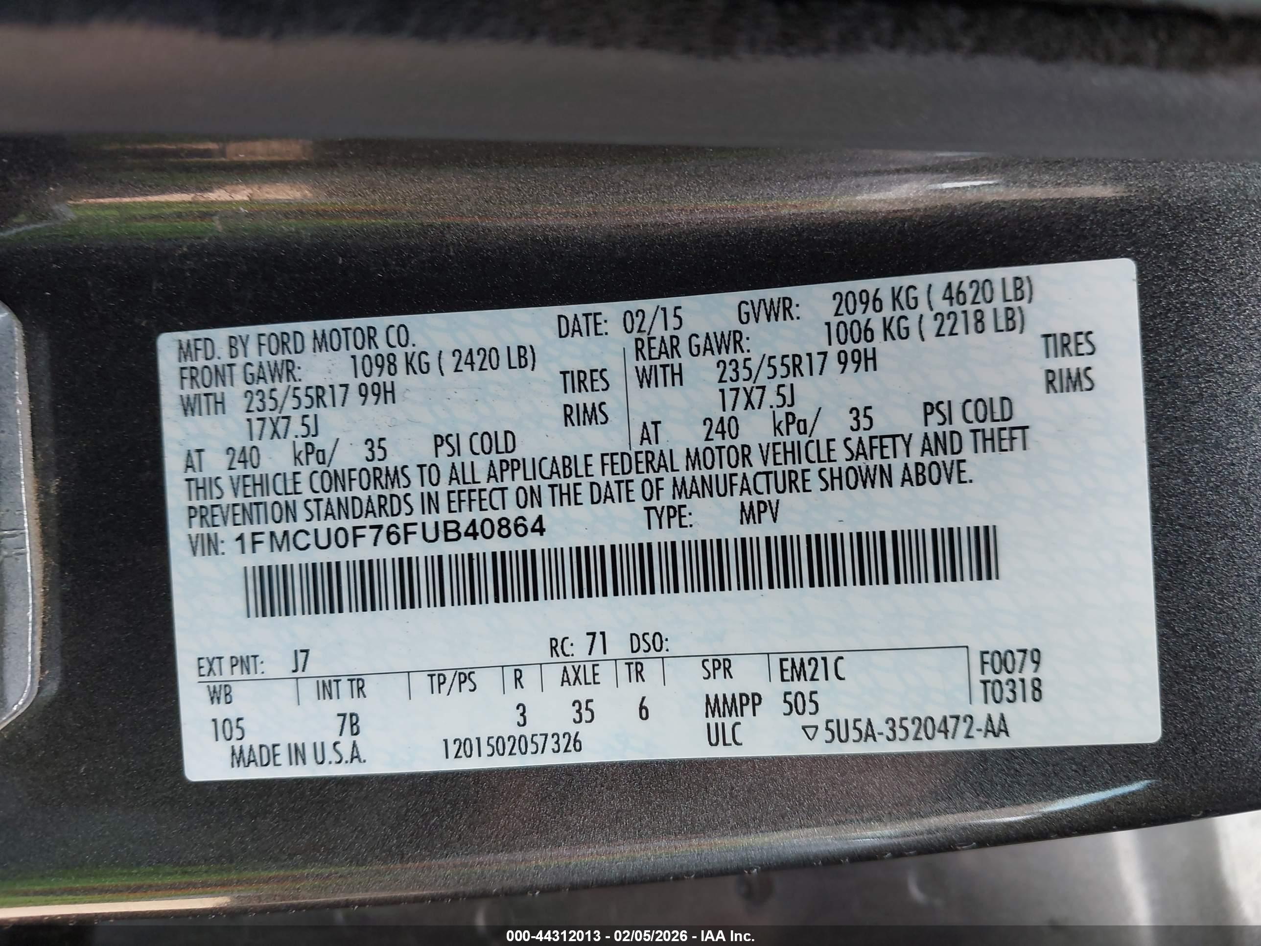FORD ESCAPE image 9