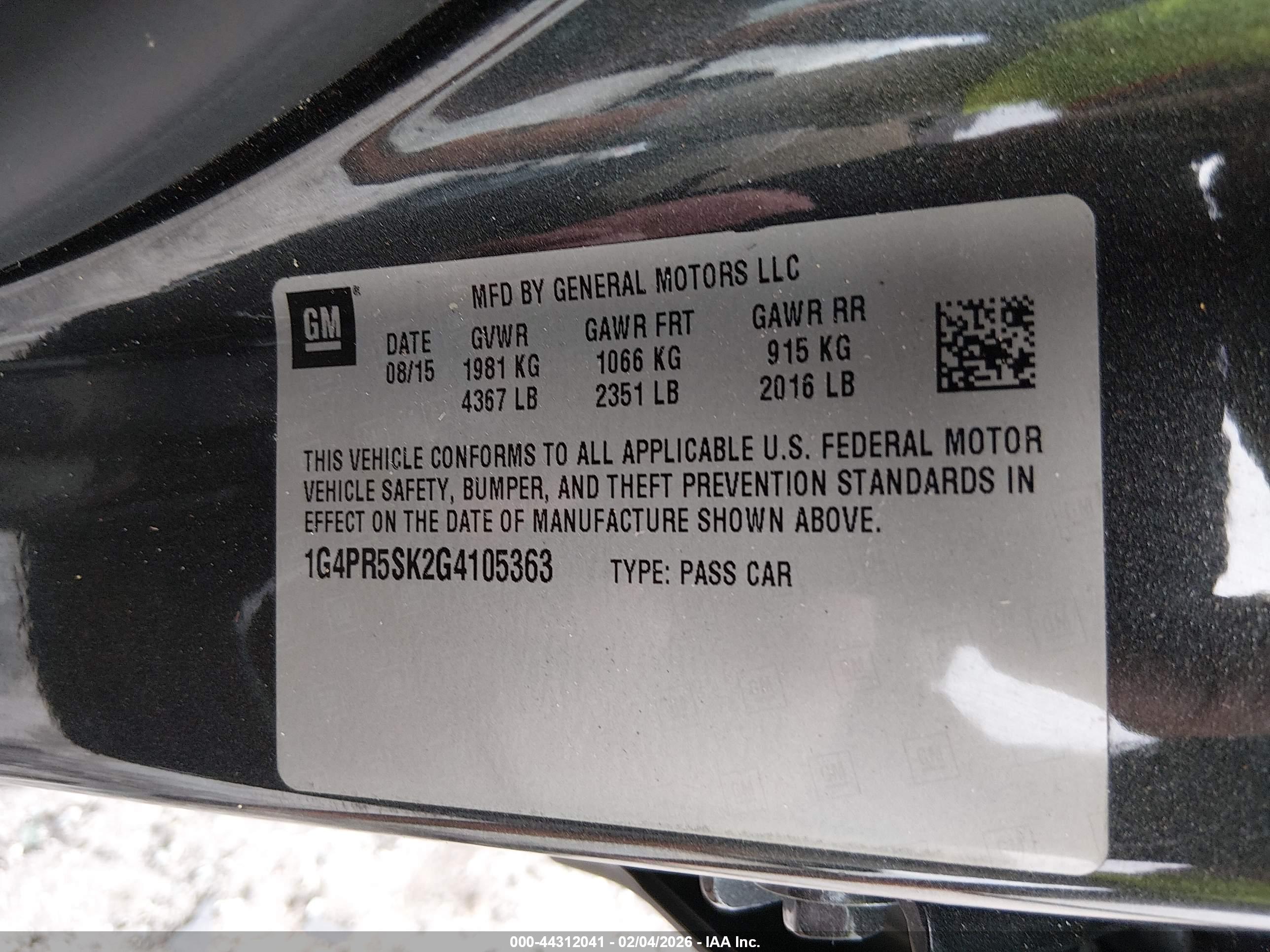 BUICK VERANO image 9
