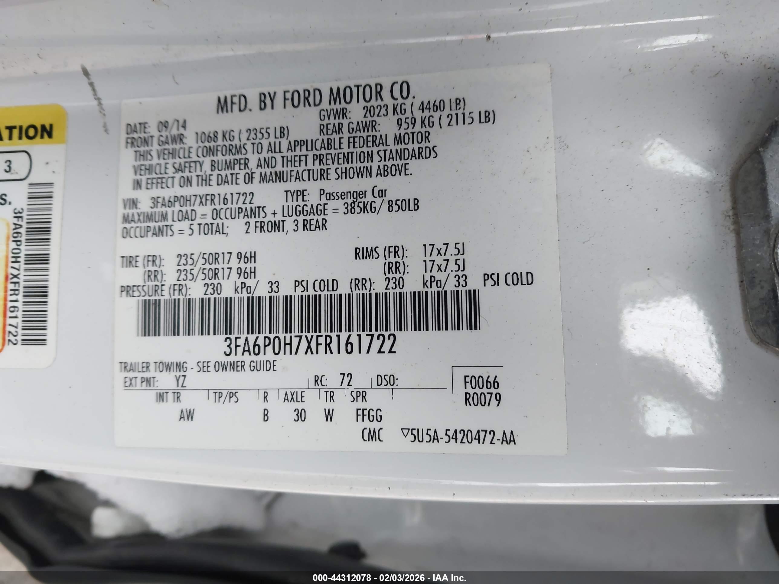 FORD FUSION image 9