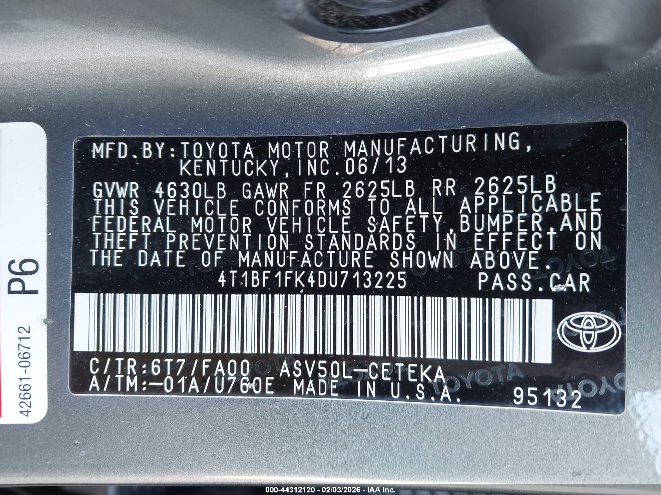 TOYOTA CAMRY image 9