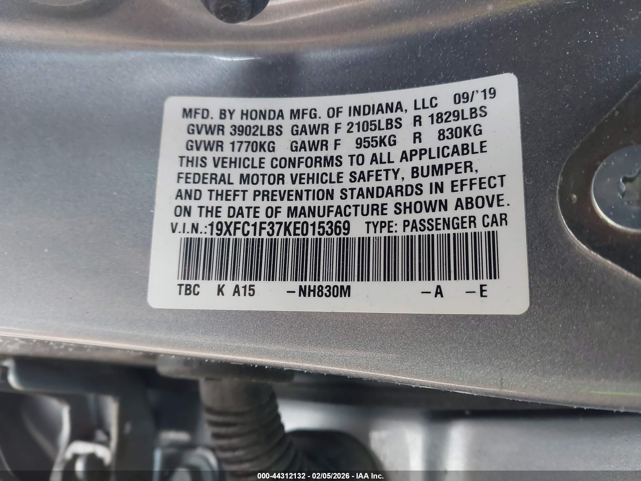 HONDA CIVIC image 9