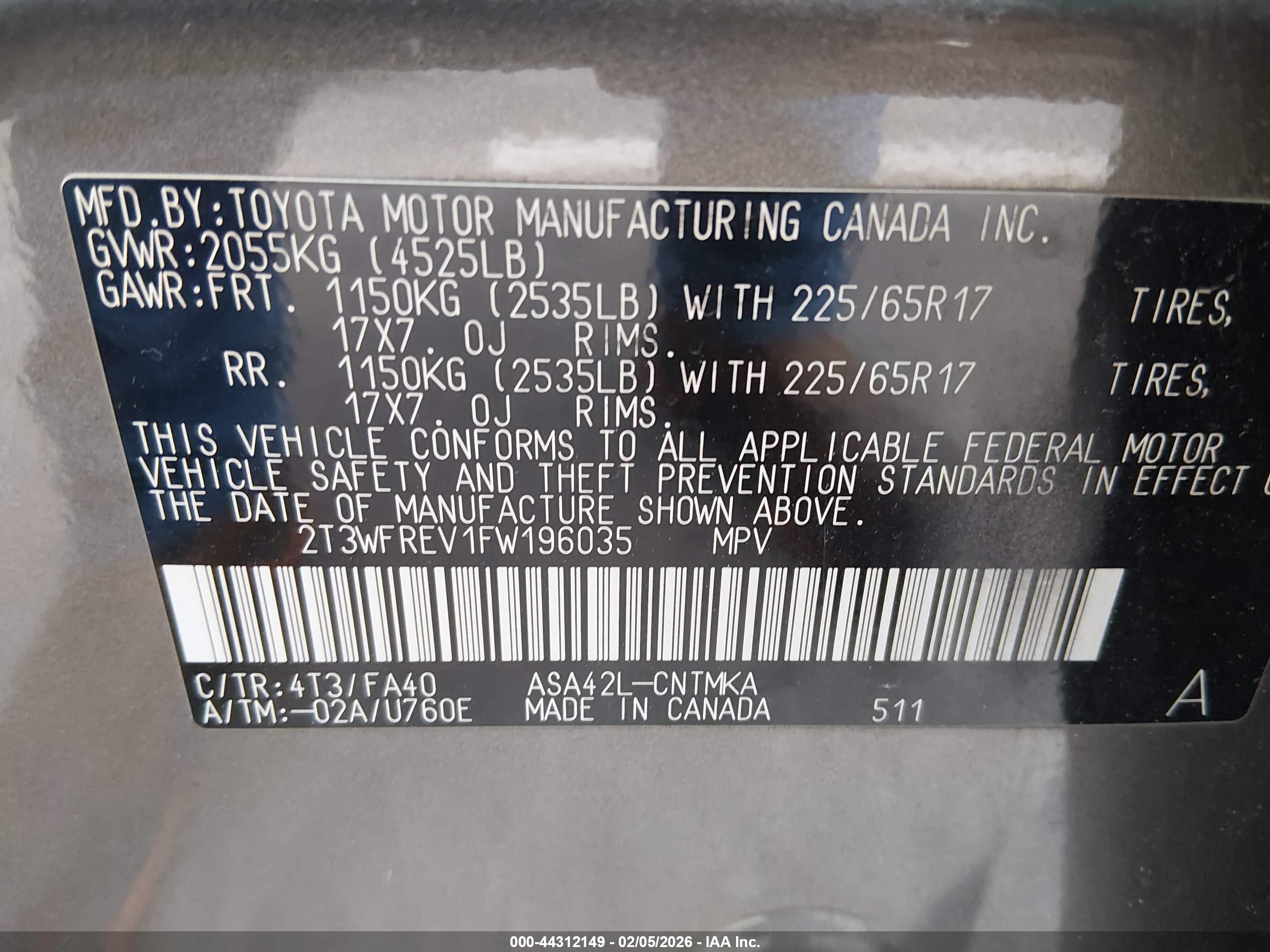 TOYOTA RAV4 image 9