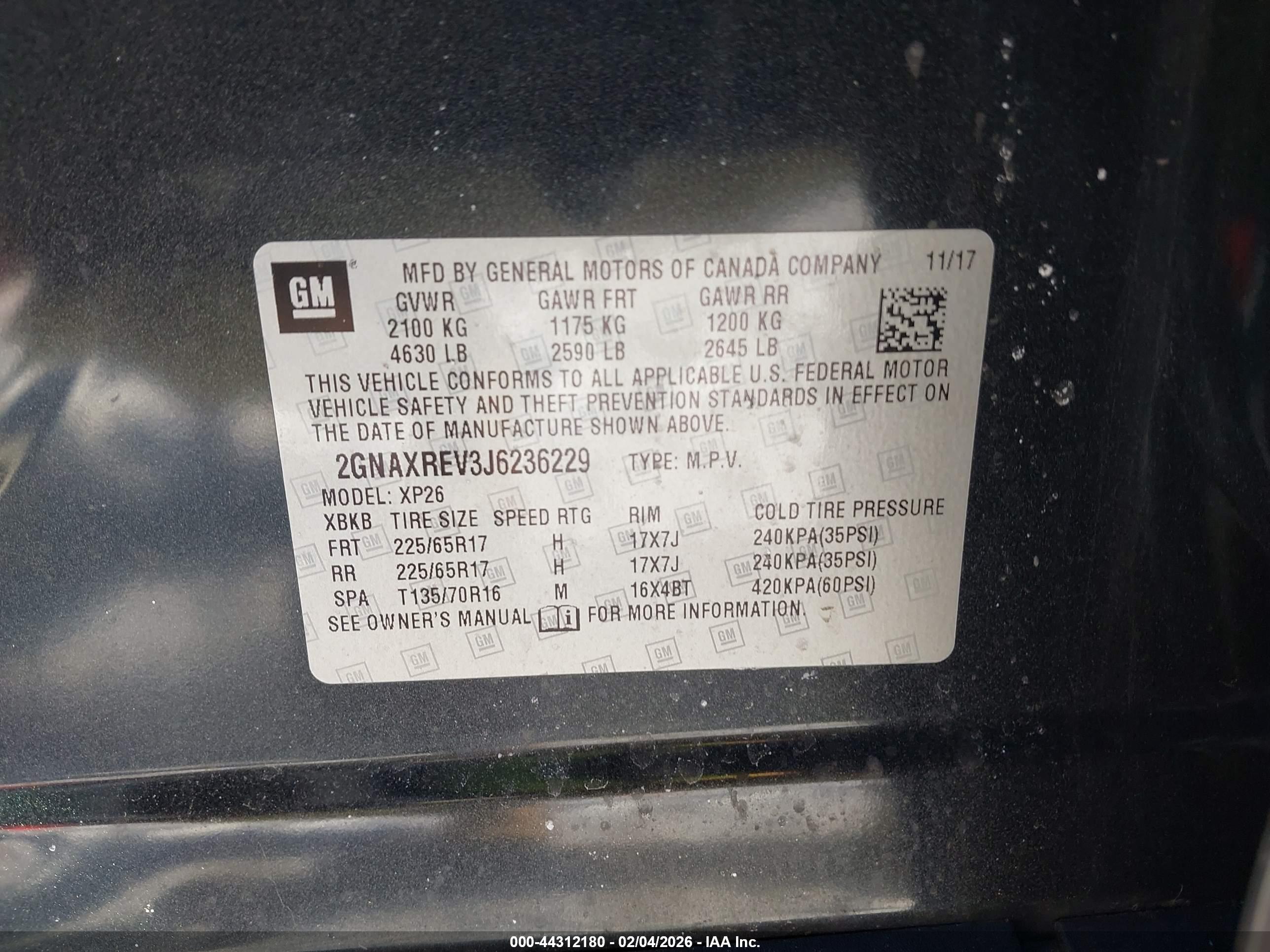 CHEVROLET EQUINOX image 9