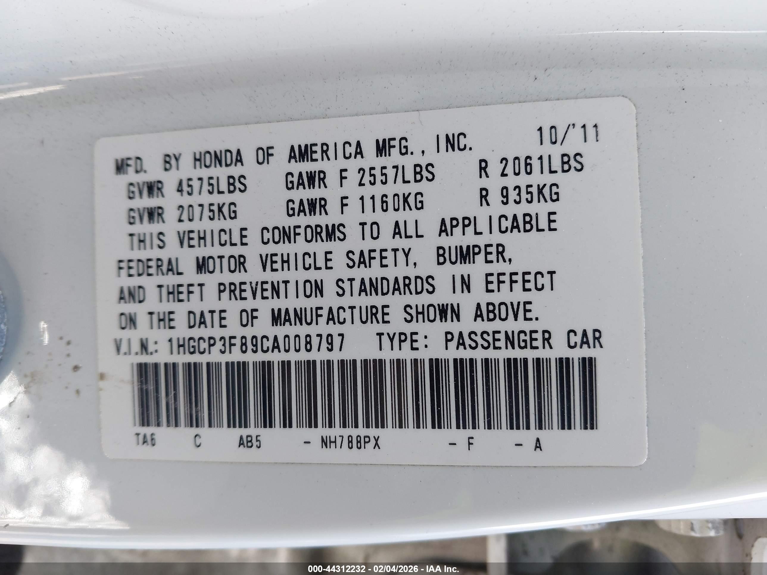 HONDA ACCORD image 9