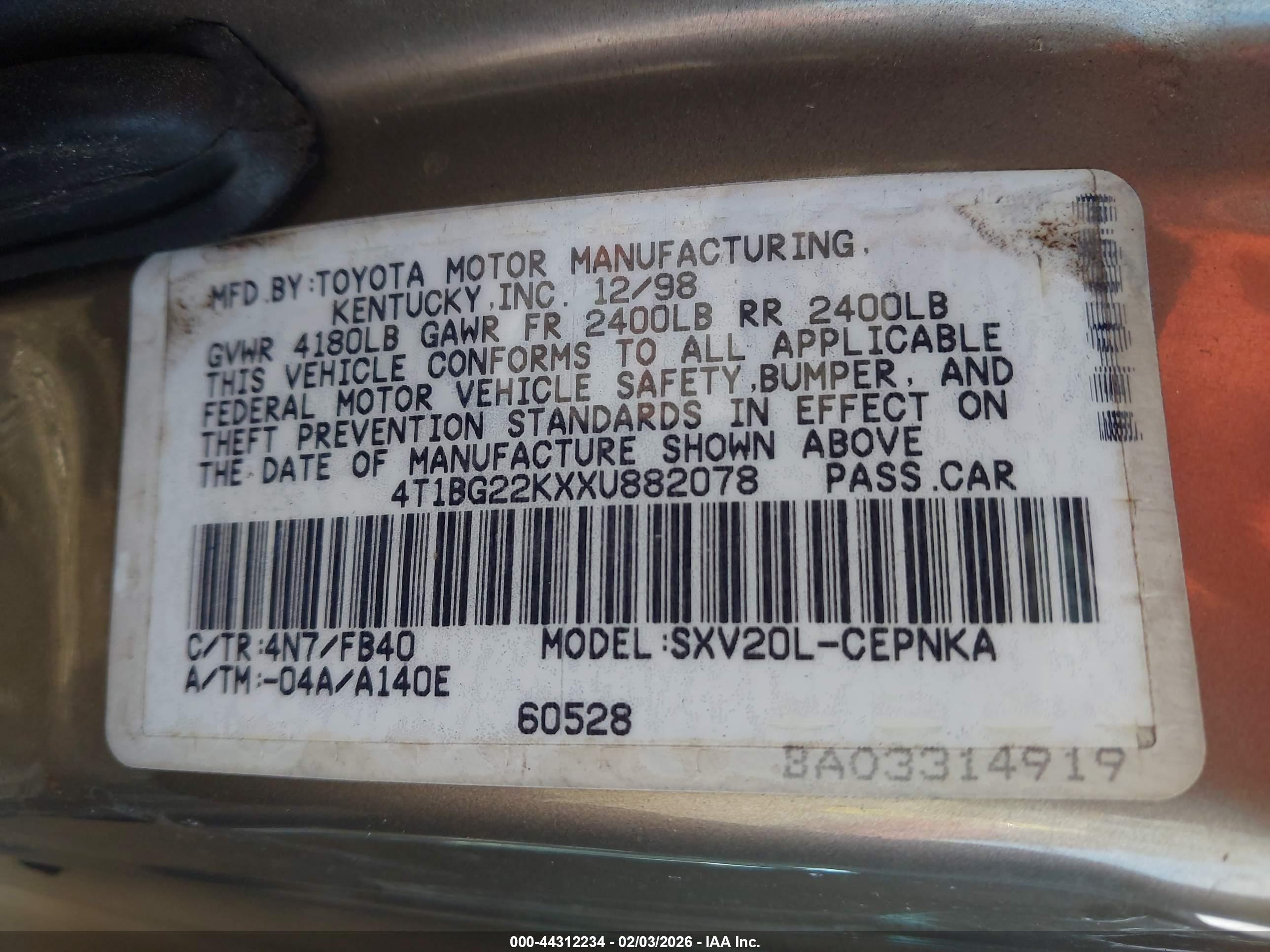 TOYOTA CAMRY image 9