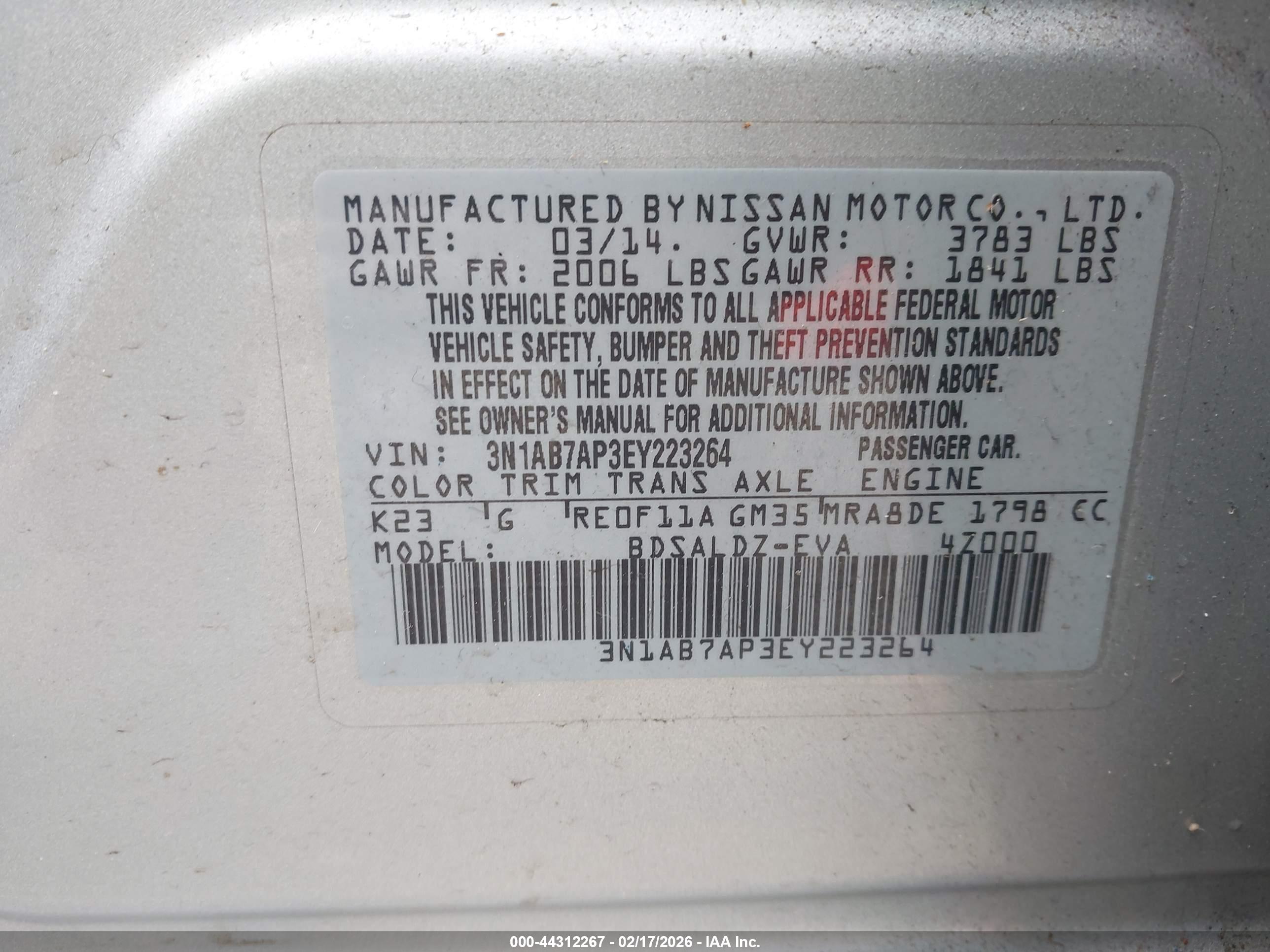 NISSAN SENTRA image 9