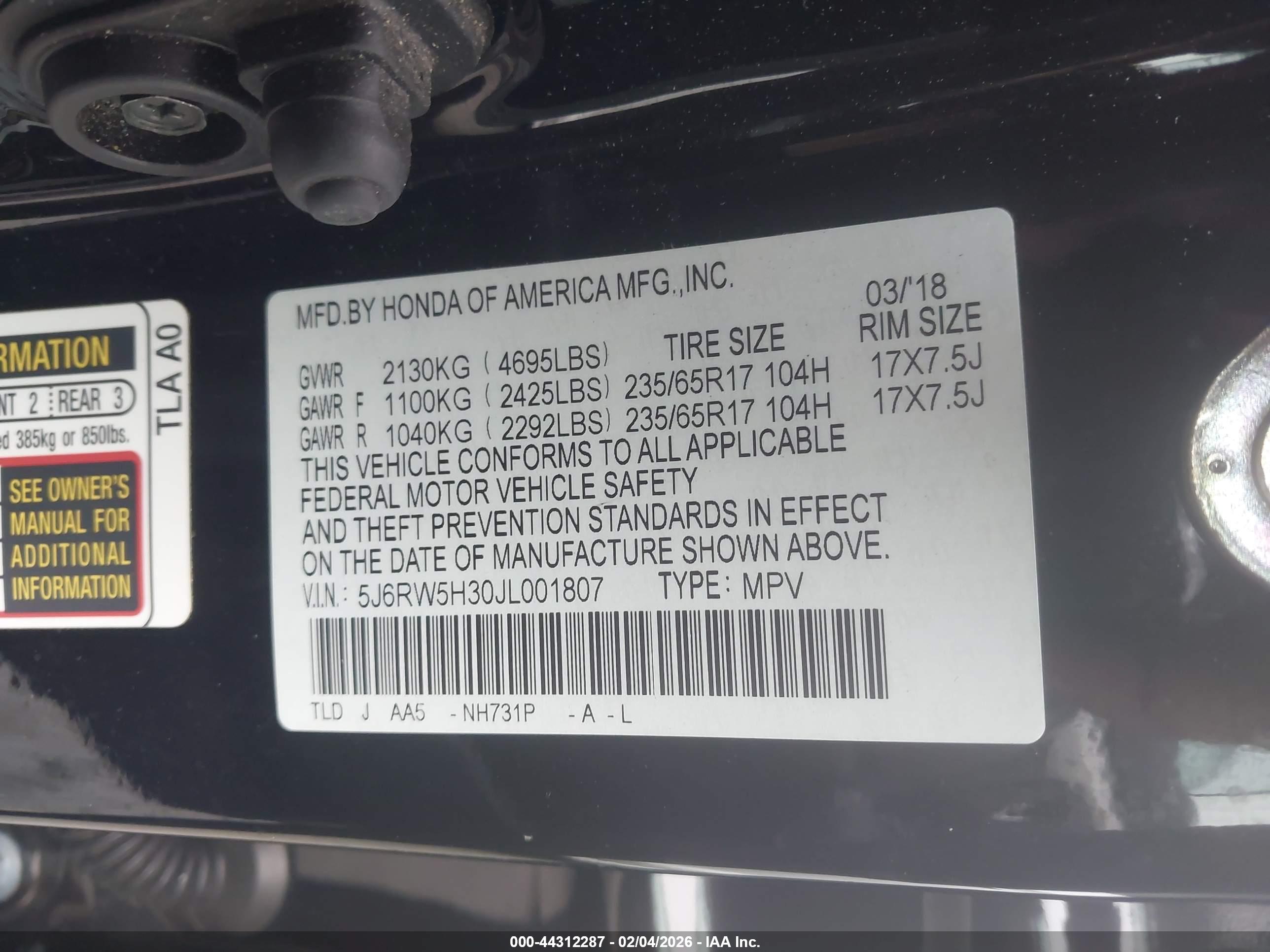 HONDA CR-V image 9
